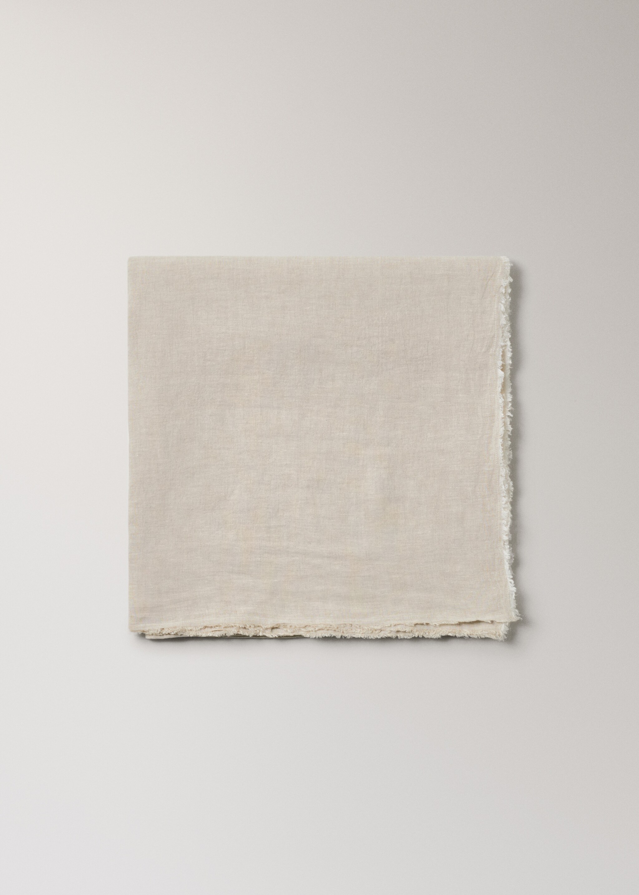 Nappe en lin finition effiloché pour 6 à 8 convives - Détail de l'article 3