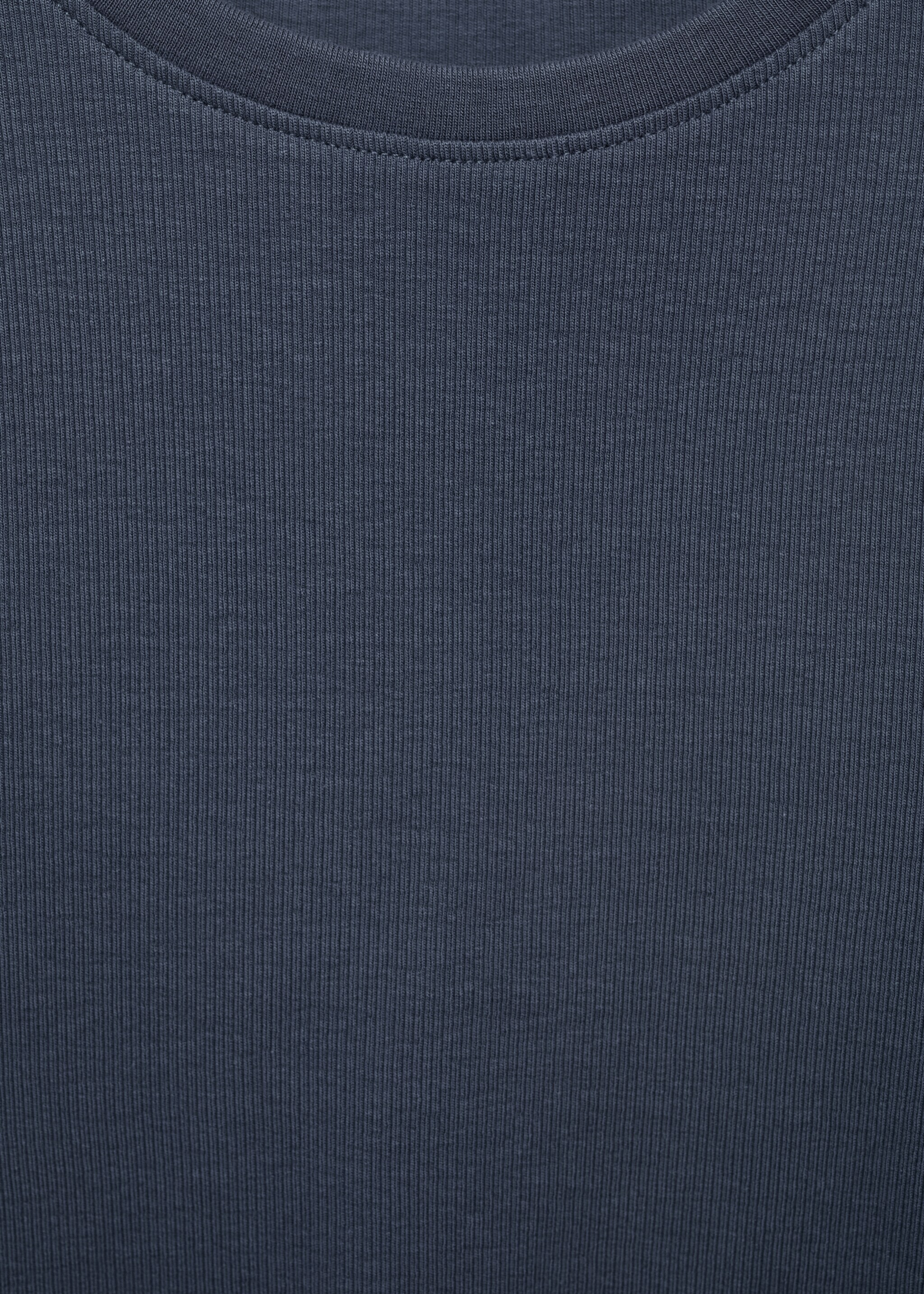 T-shirt côtelé manches longues - Détail de l'article 8