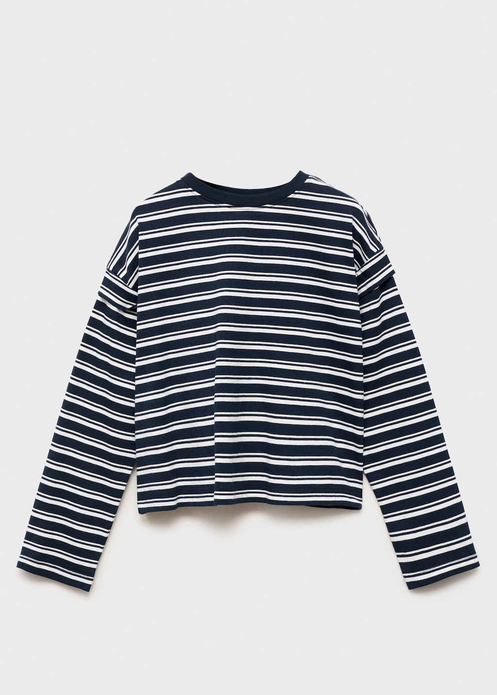 Striped long sleeves t-shirt - Kids | MANGO USA