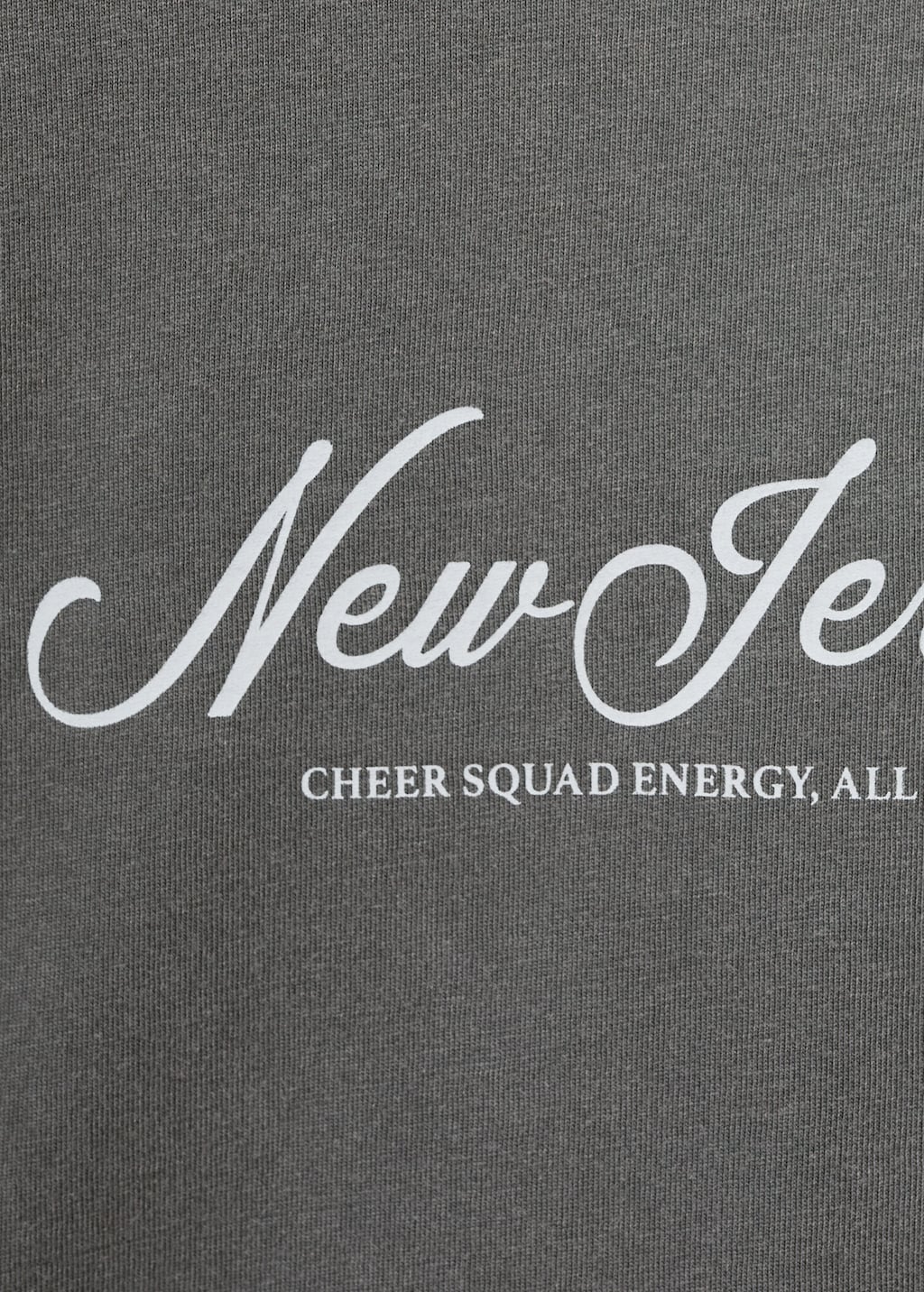 Printed cropped t-shirt