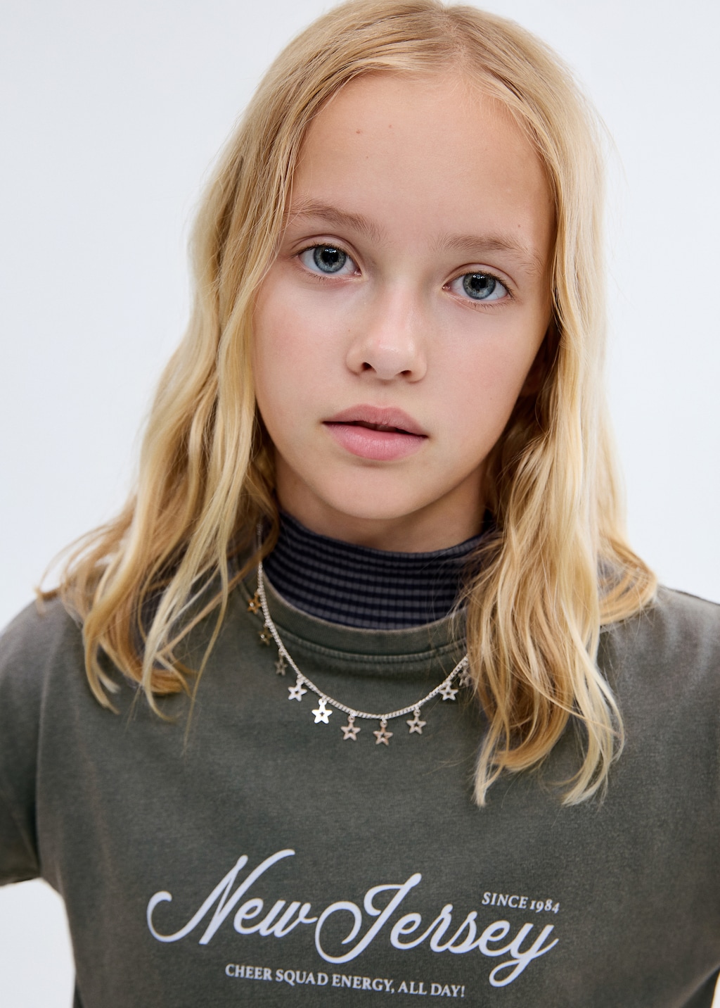 Printed cropped t-shirt