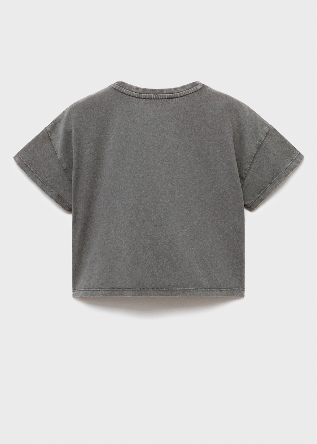 Printed cropped t-shirt