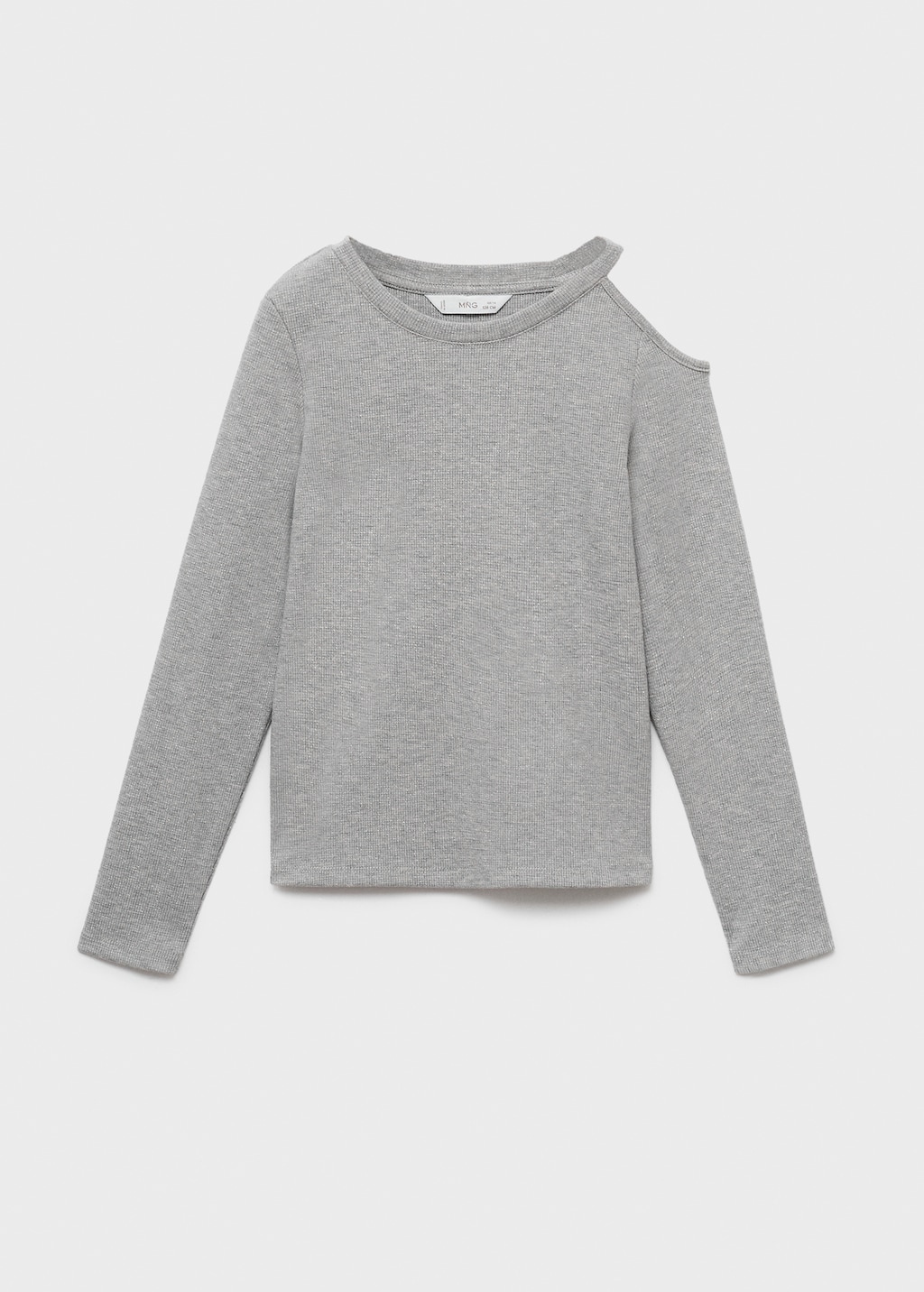 Lurex top with cut-out