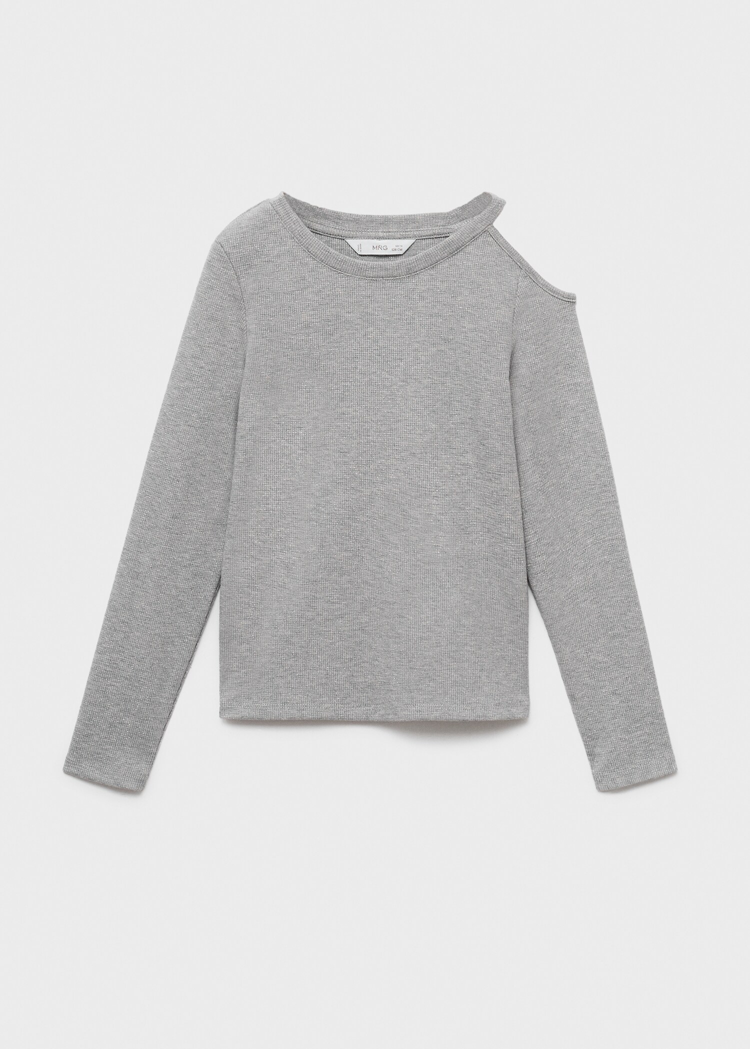 Ribbed cut-out T-shirt - Article without model