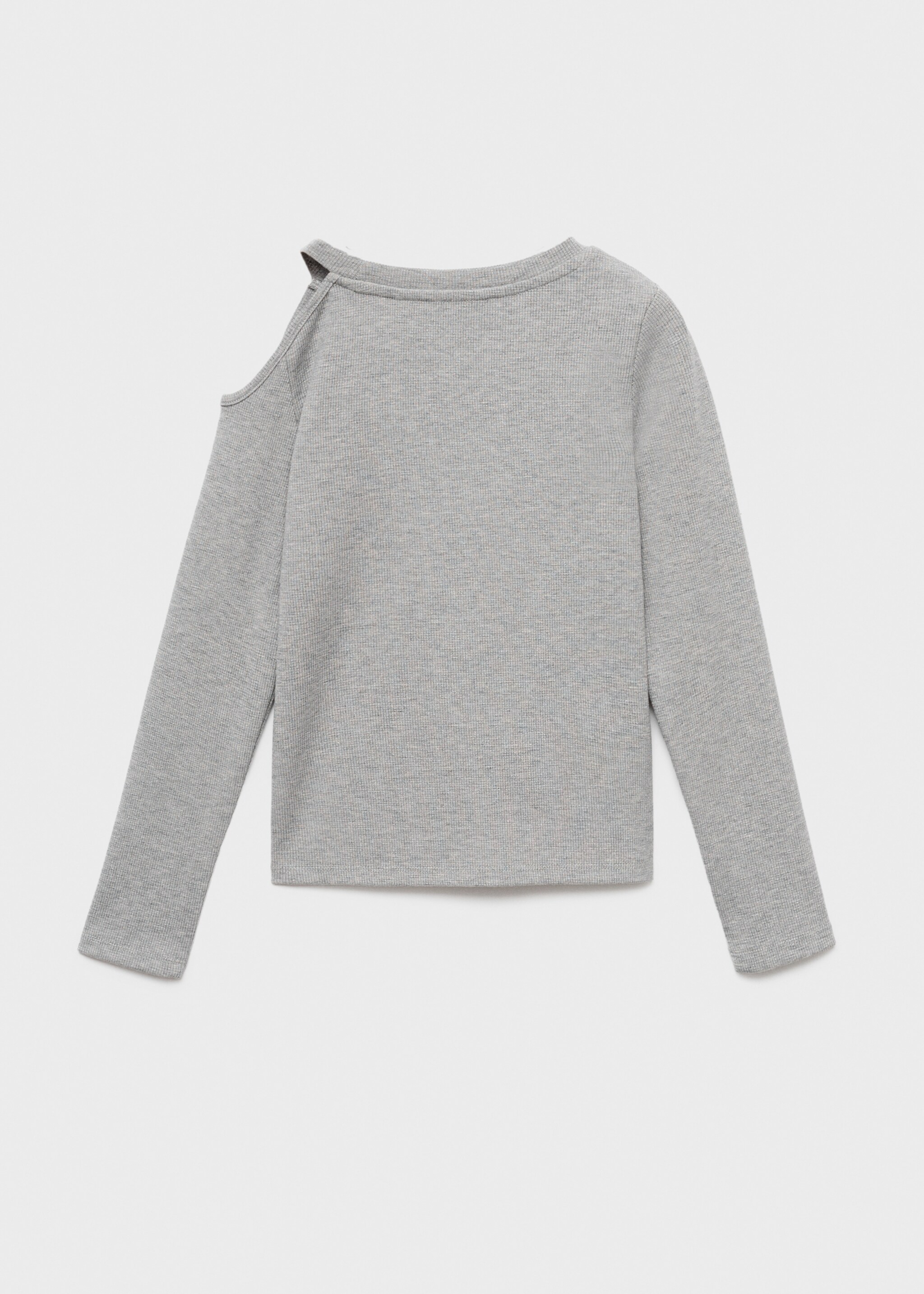 Ribbed cut-out T-shirt - Reverse of the article