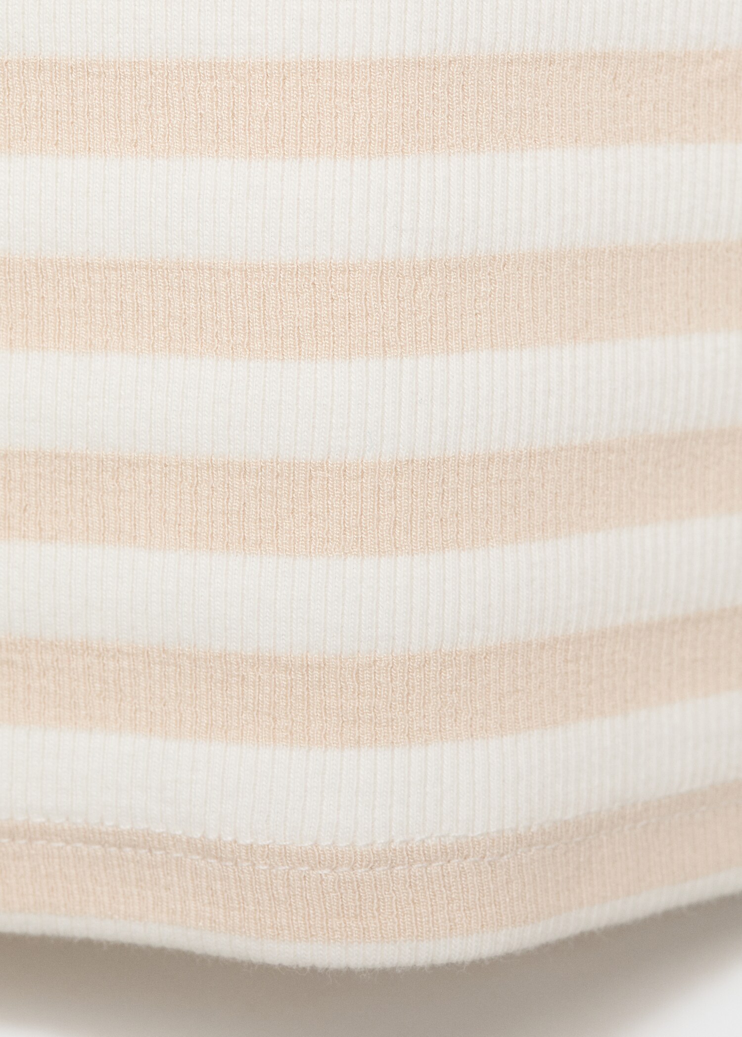 T-shirt coton à rayures - Détail de l'article 0