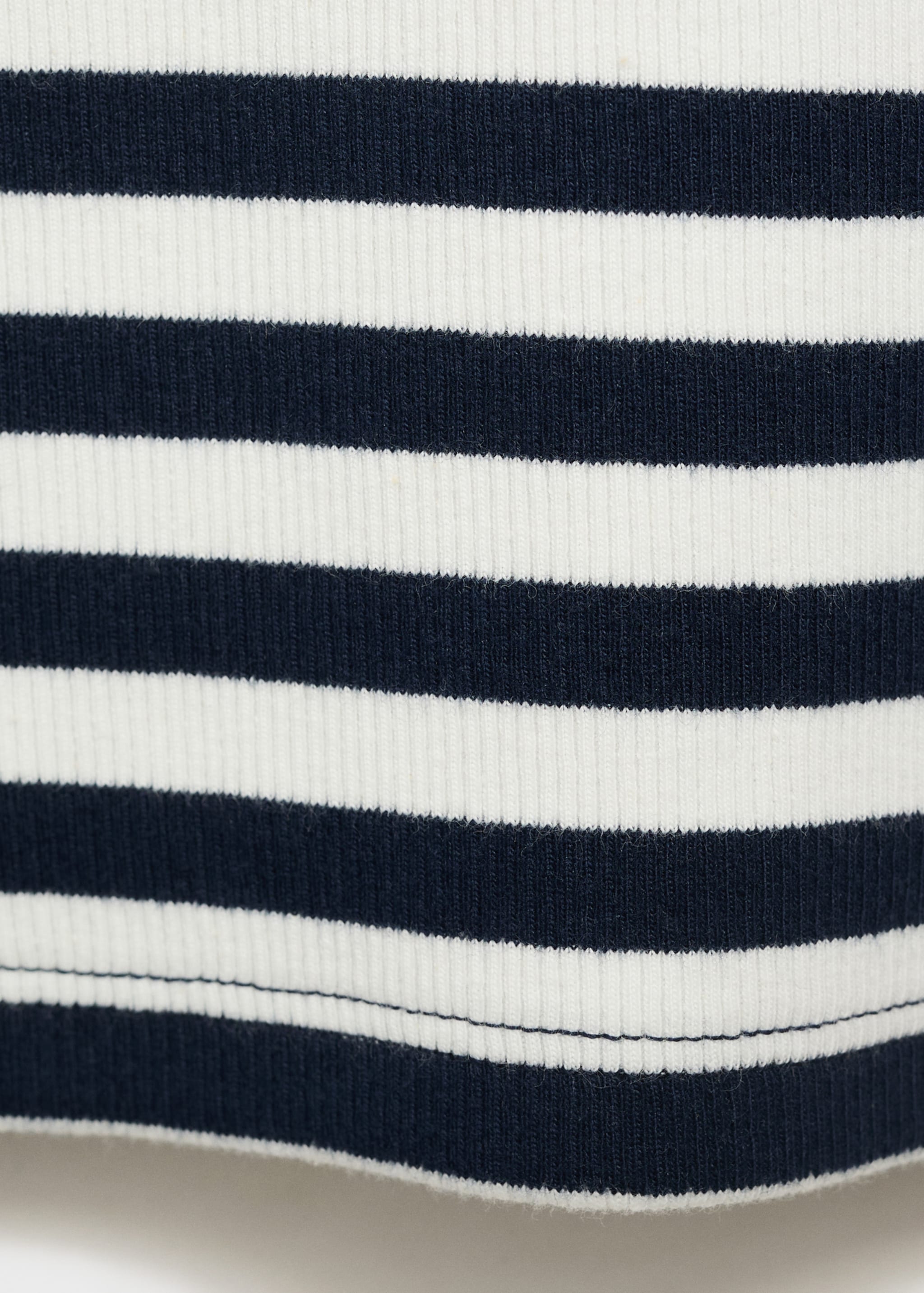 T-shirt coton à rayures - Détail de l'article 0