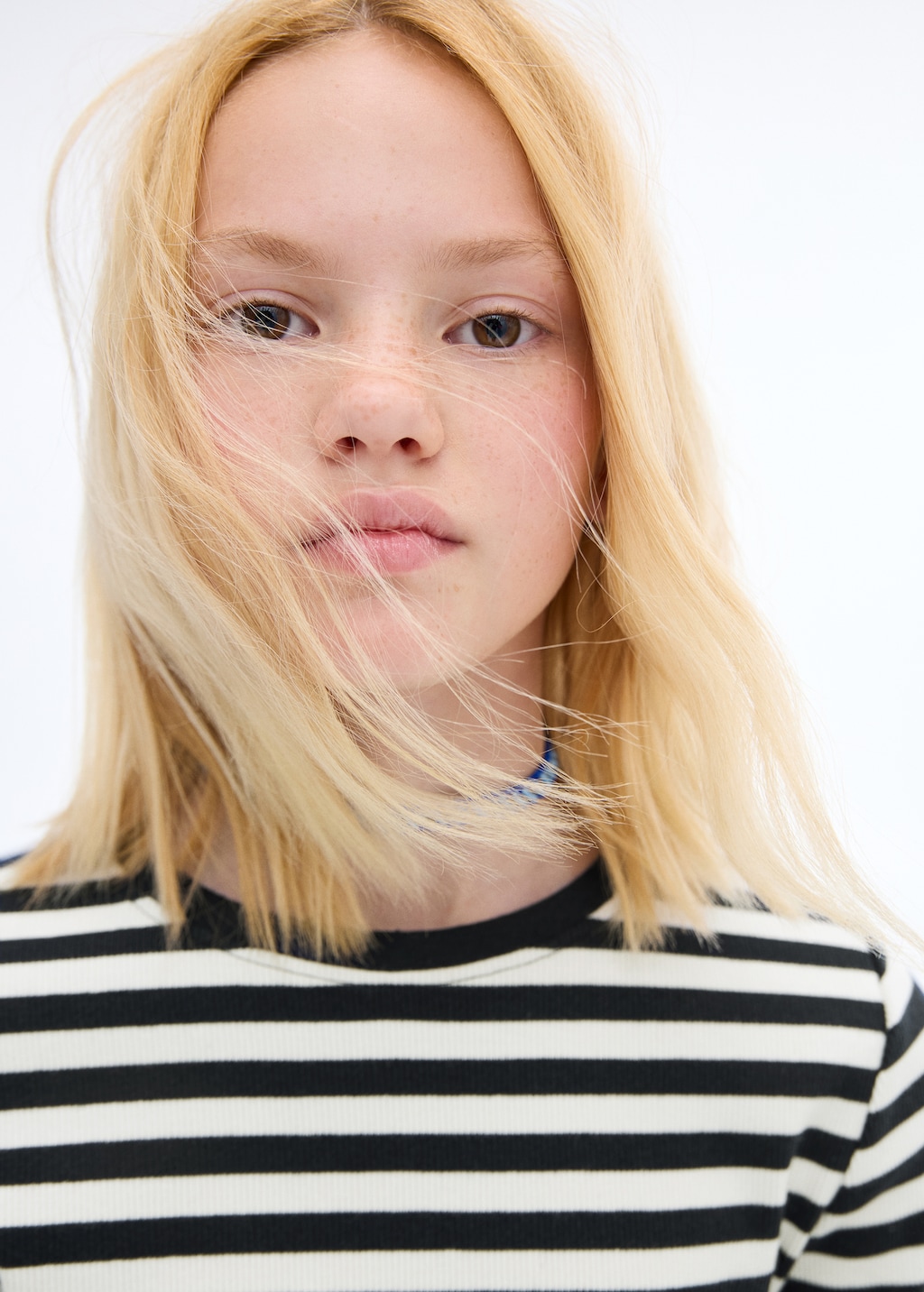 [ KEDS] ★STRIPED T-SHIRT White Striped Oversized T-shirt