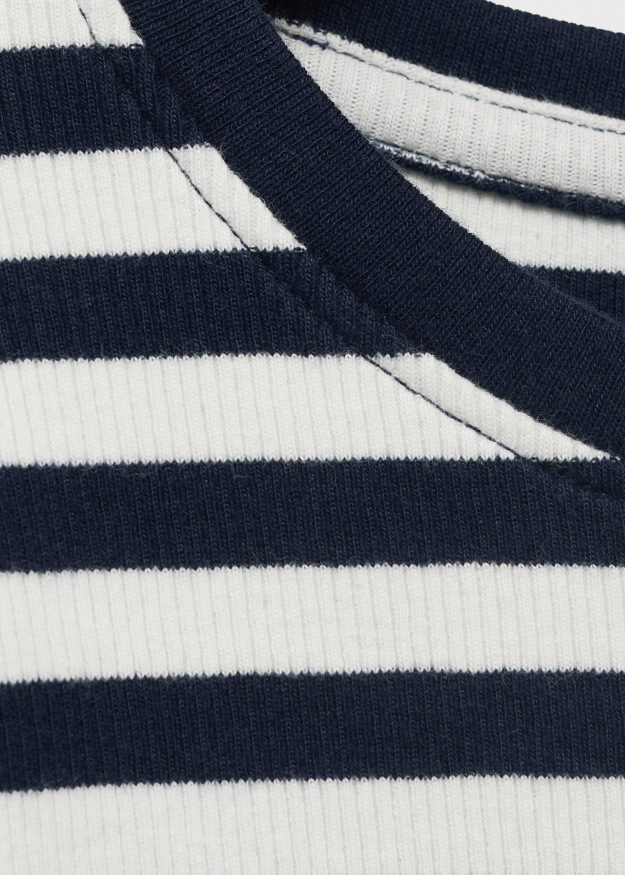 T-shirt coton à rayures - Détail de l'article 8