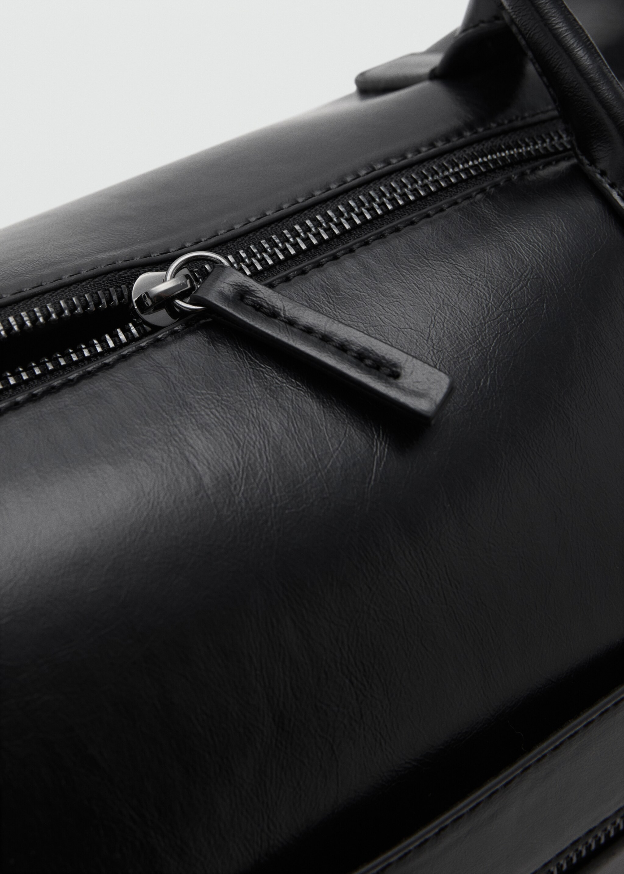 Double strap bag - Details of the article 3, Black. Ref: 17004440-00.