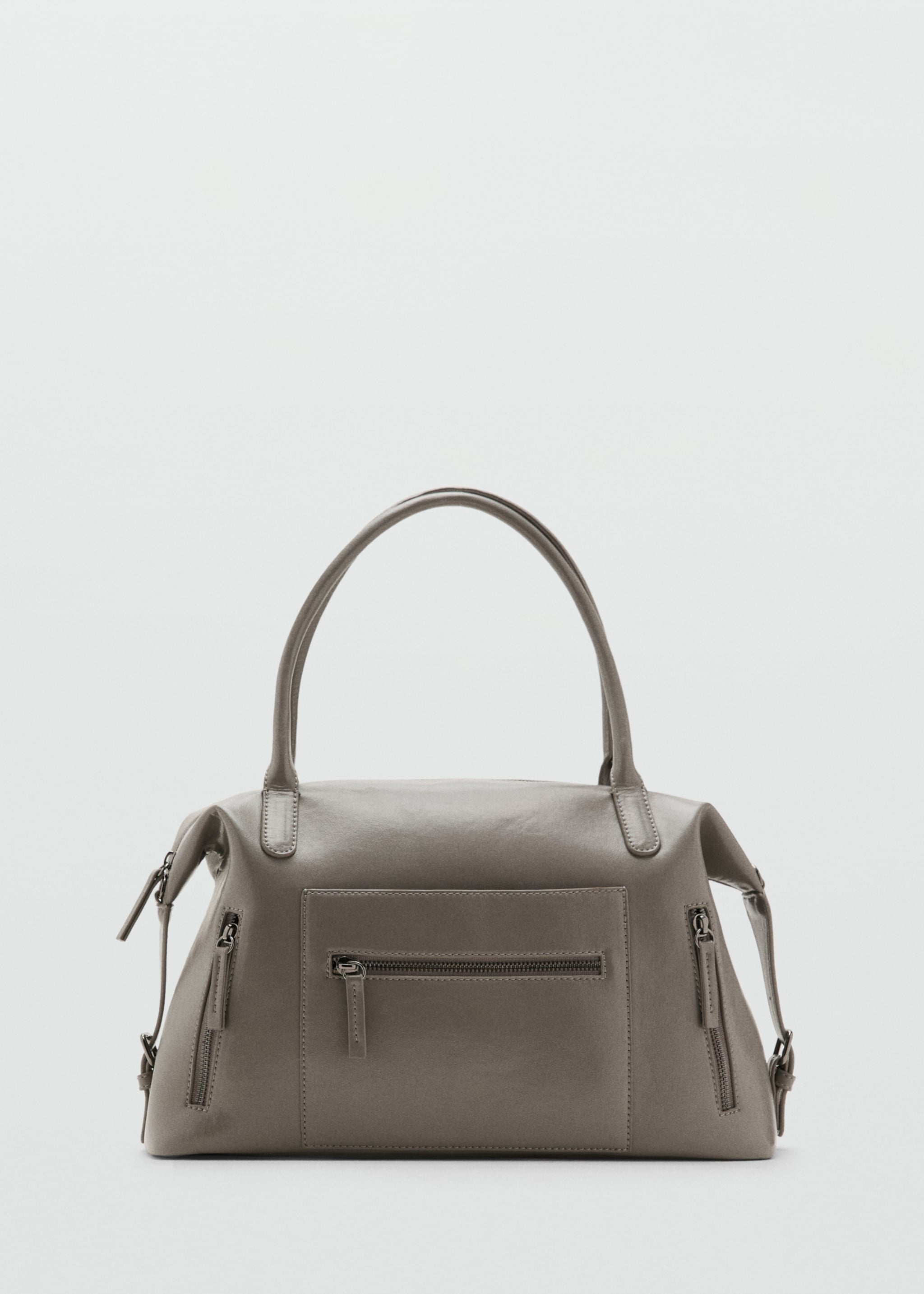 Large structured bag - Article without model, Grey. Ref: 17004441-00.