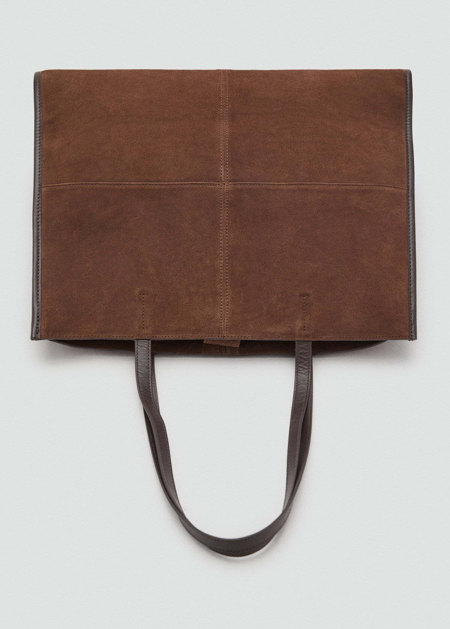 Suede leather shopper bag - Details of the article 4
