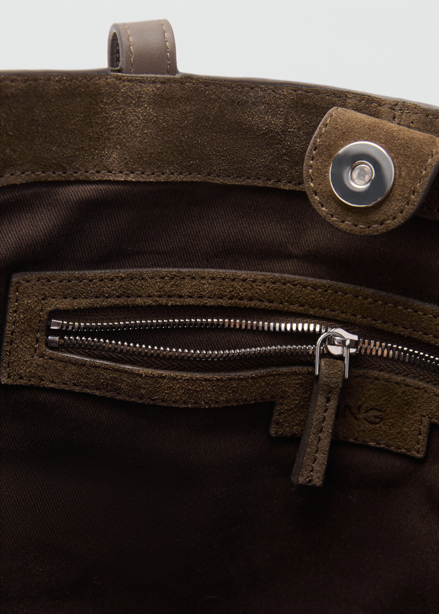 Shopper-Tasche aus Wildleder - Detail des Artikels 1