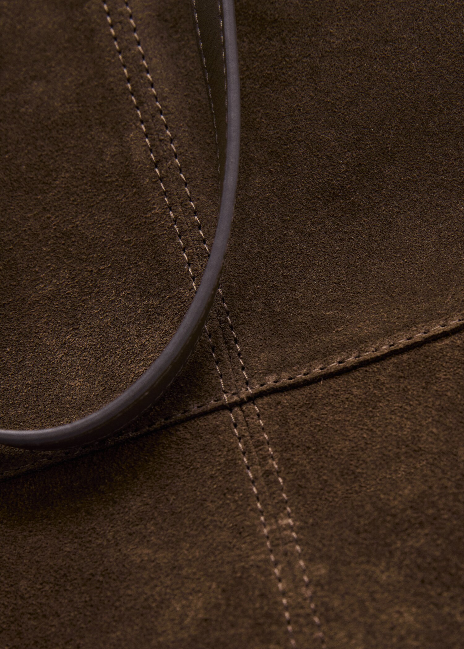 Shopper-Tasche aus Wildleder - Detail des Artikels 2