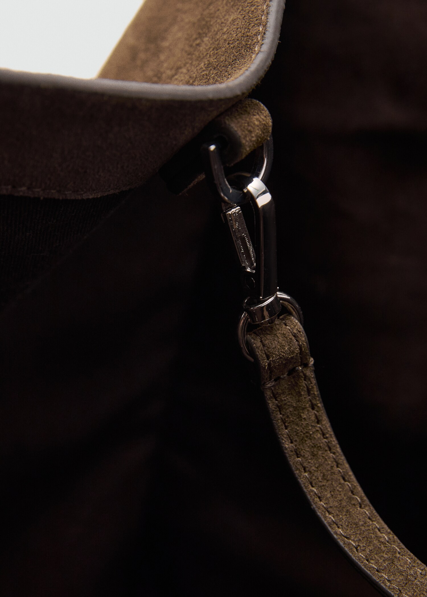 Shopper-Tasche aus Wildleder - Detail des Artikels 3