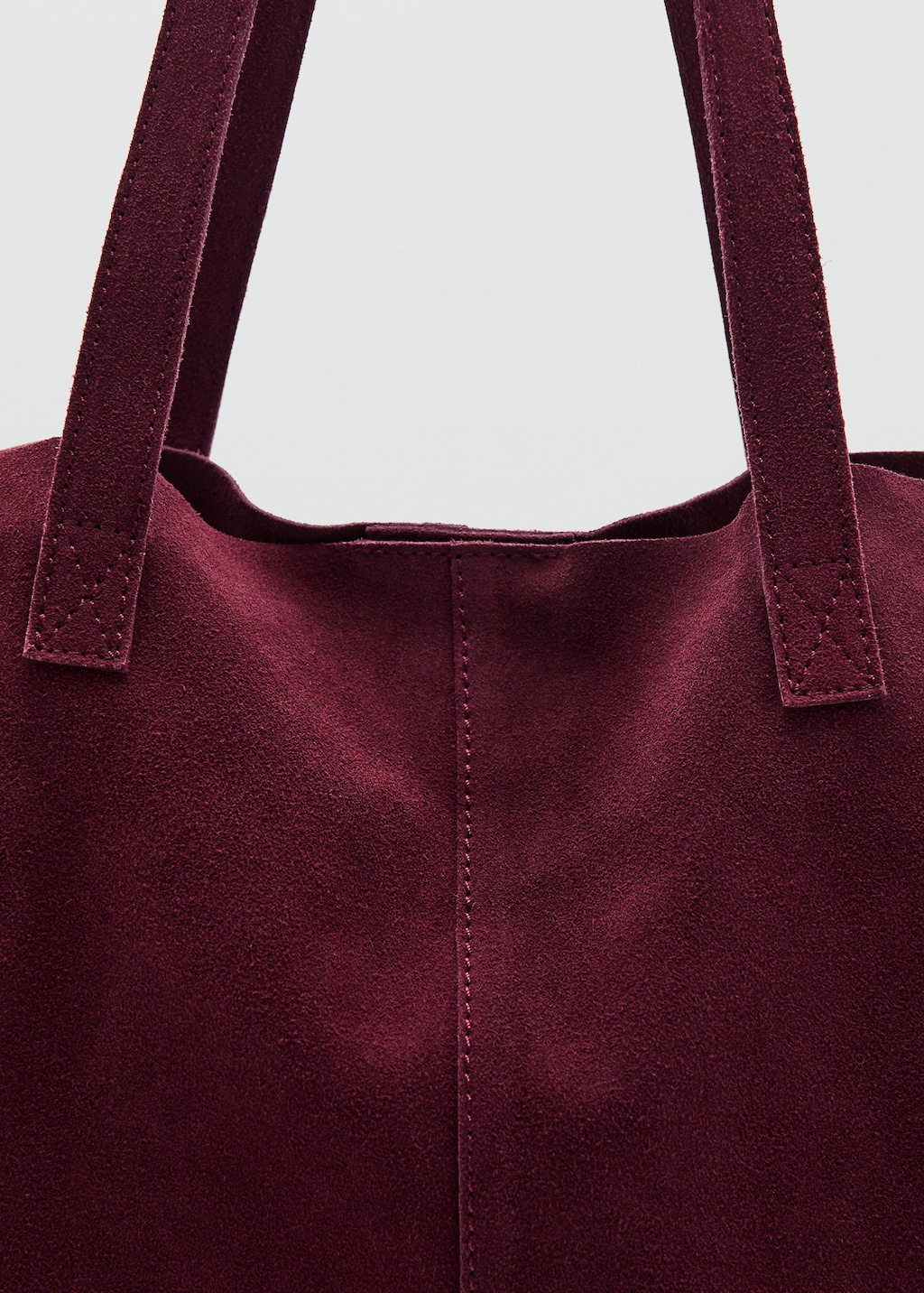 Leather tote bag