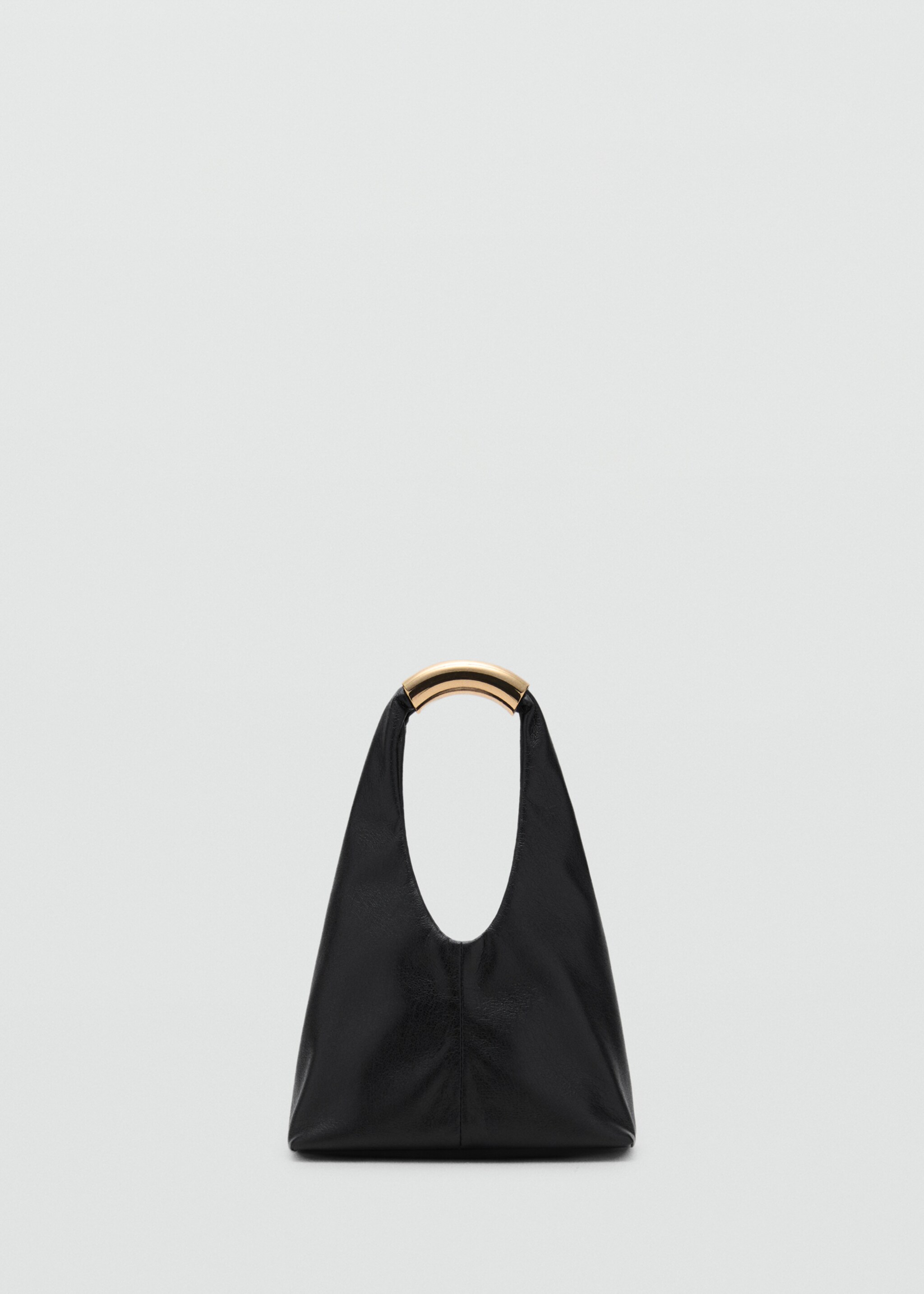 Sac à main à anse métallique - Article sans modèle, Noir. Ref: 17004452-00.