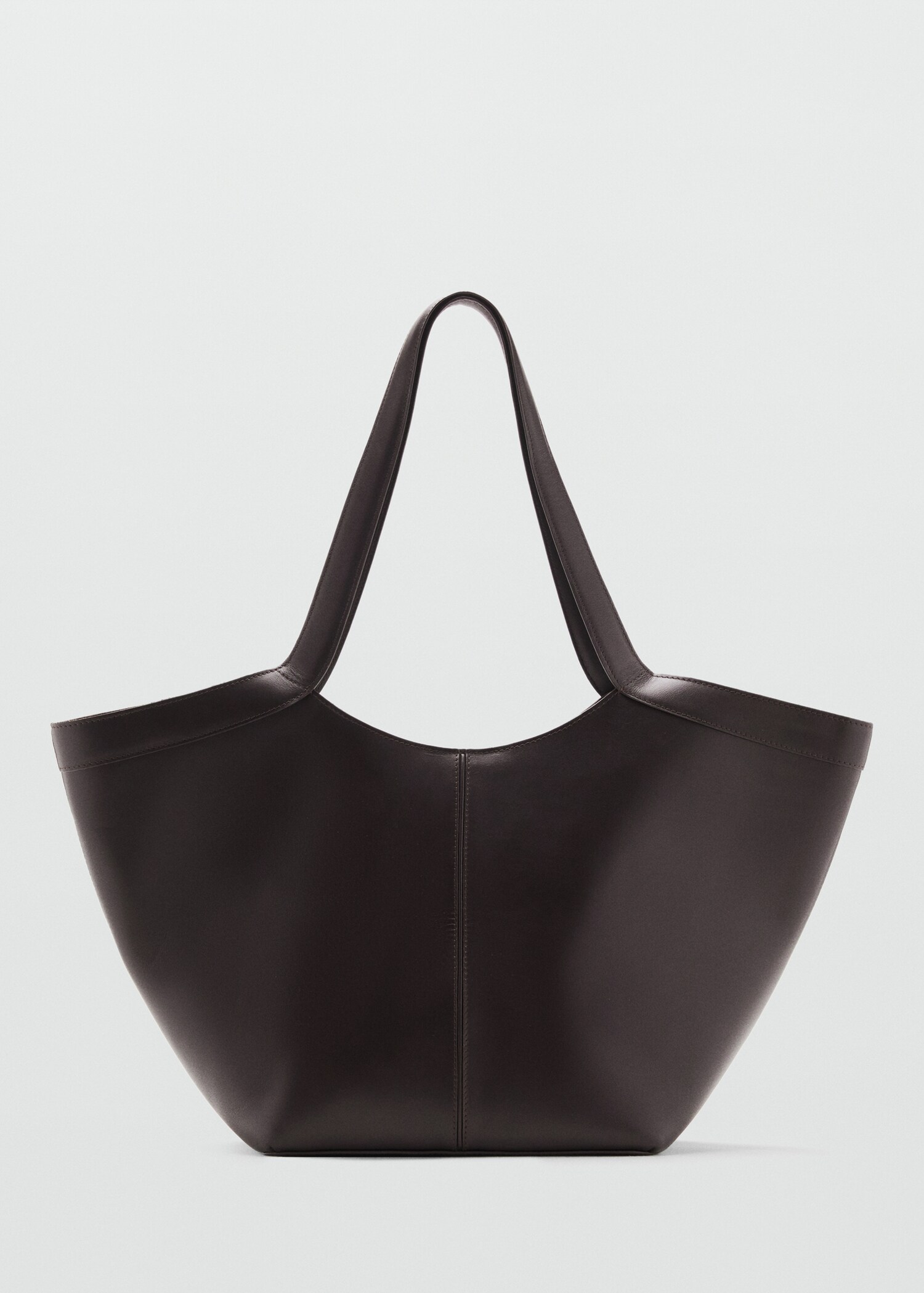 Large leather shoulder bag - Article without model