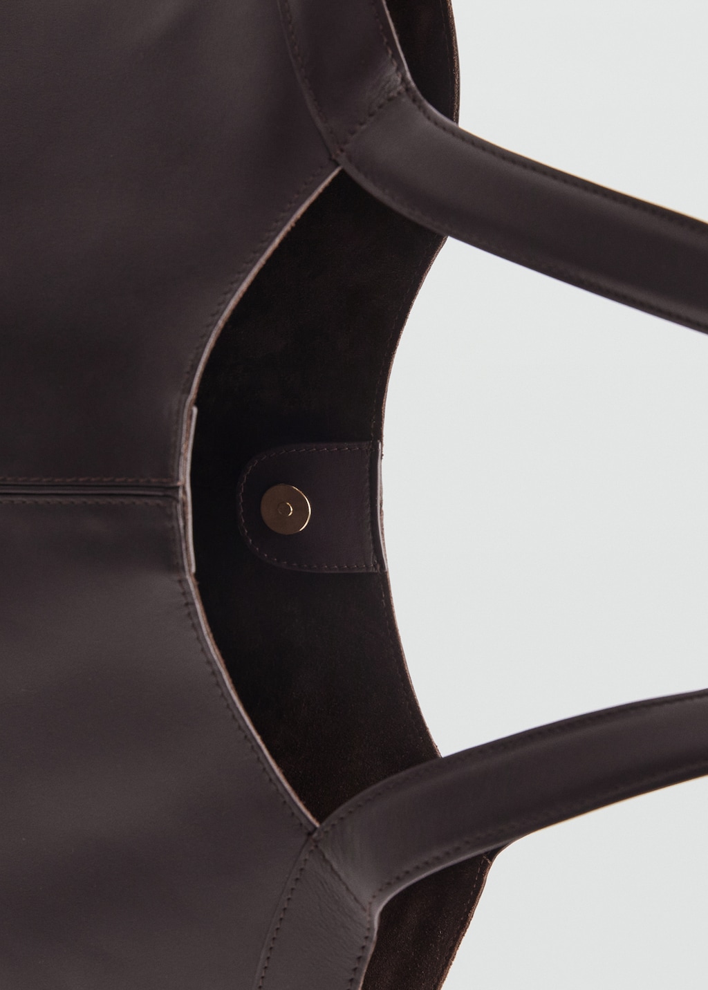 Large leather shoulder bag