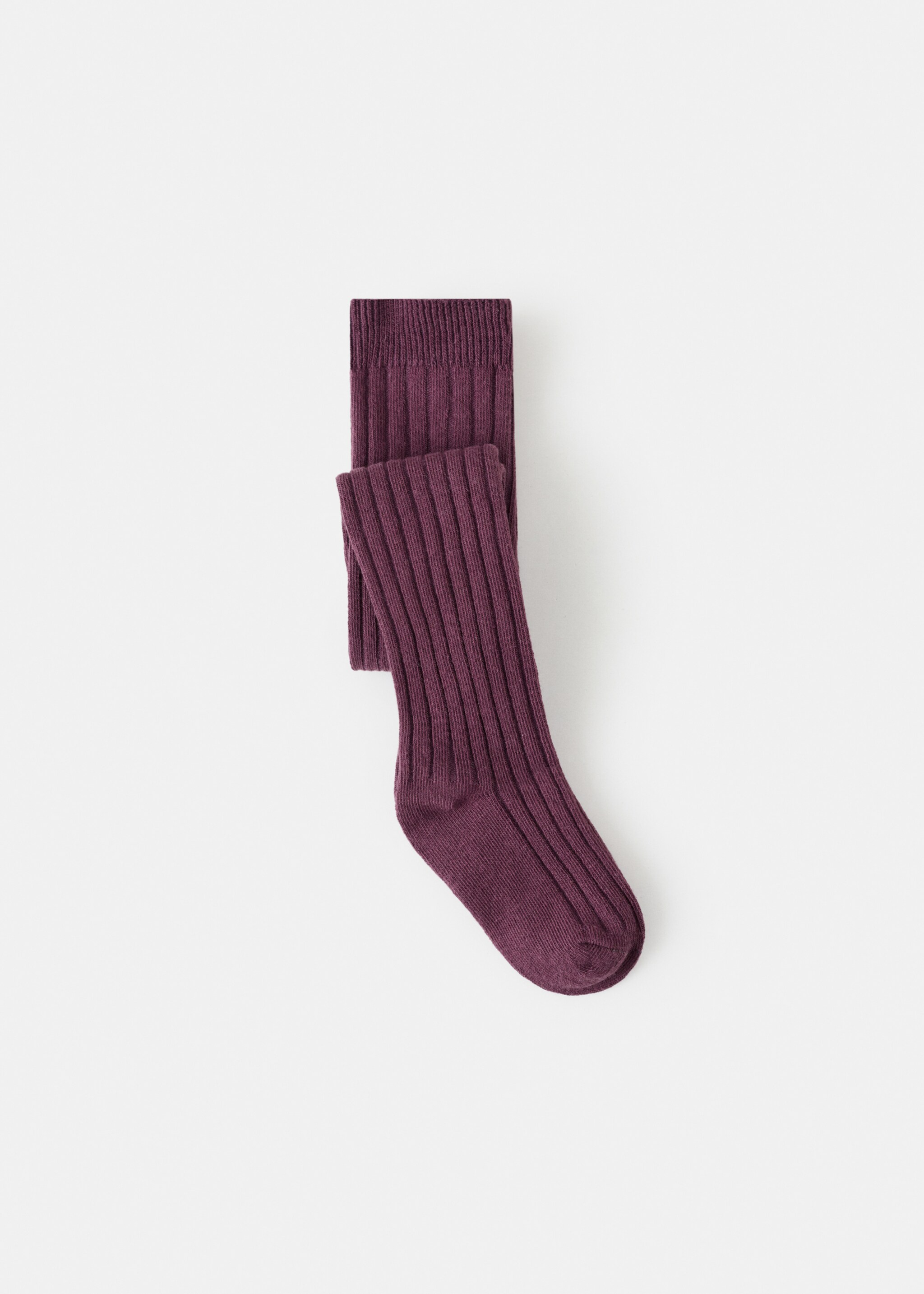 Ribbed tights - Article without model, Cherry. Ref: 17004784-00.