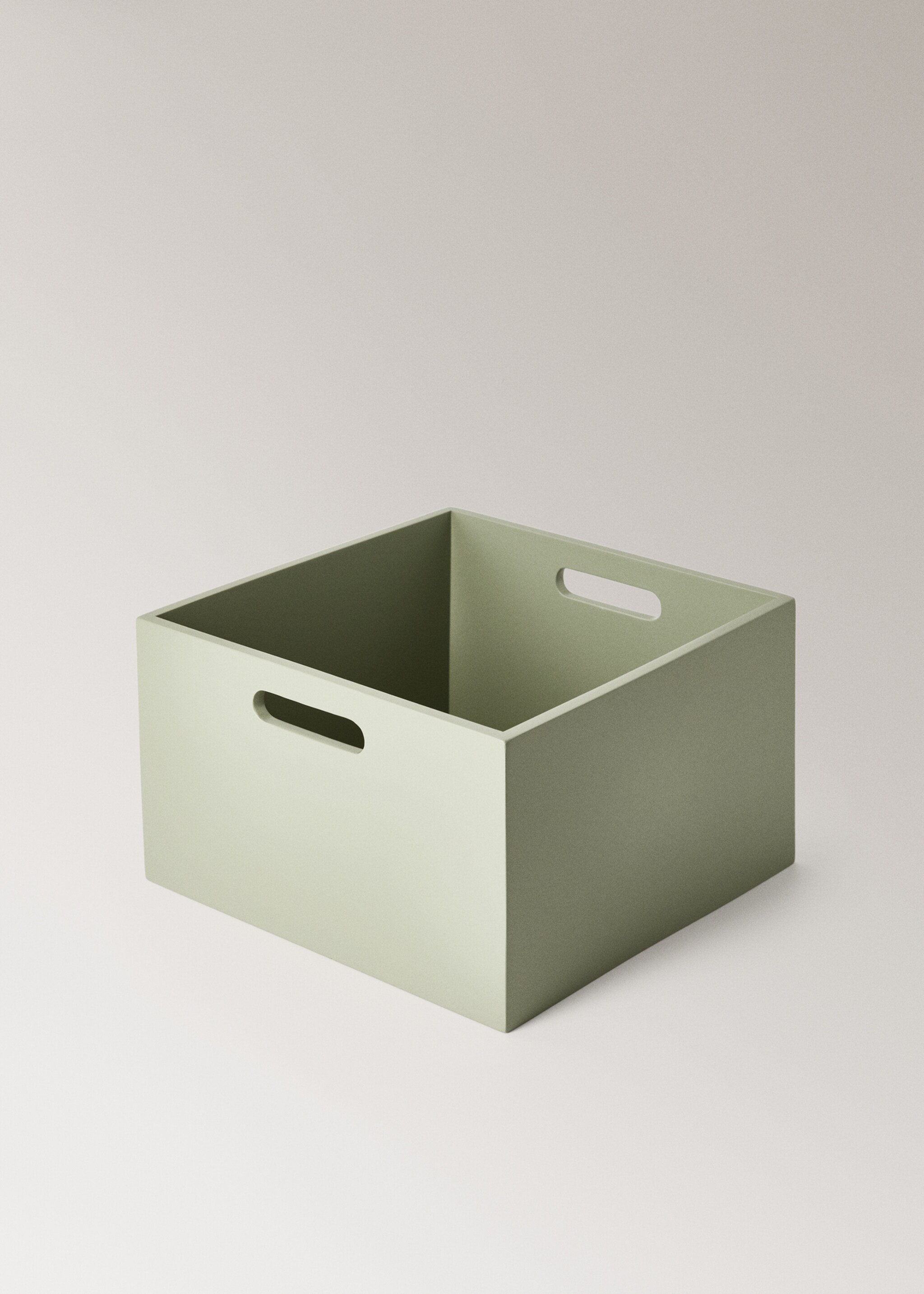 Large coloured children’s box - Details of the article 1, Pastel Green. Ref: 17004785-00.