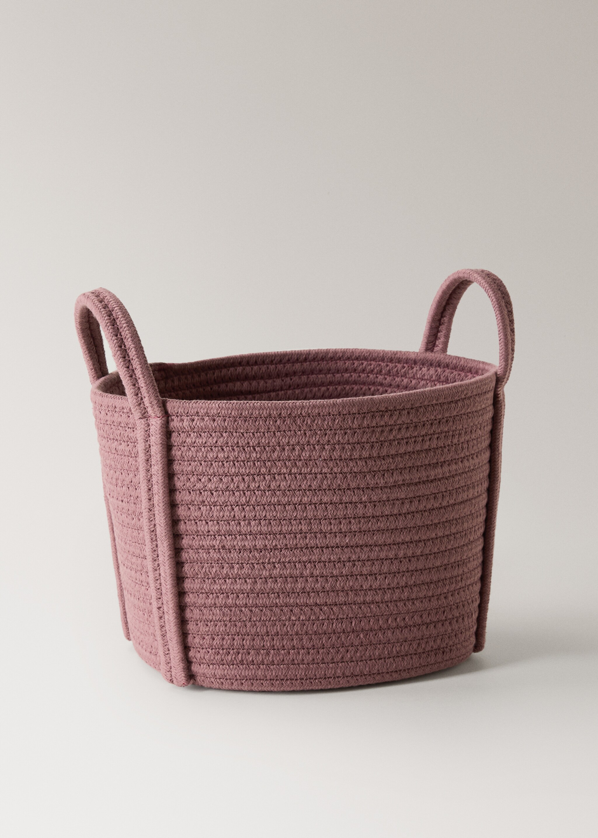 Petit panier enfant en coton avec anses - Détail de l'article 1, Cerise. Ref: 17004787-00.