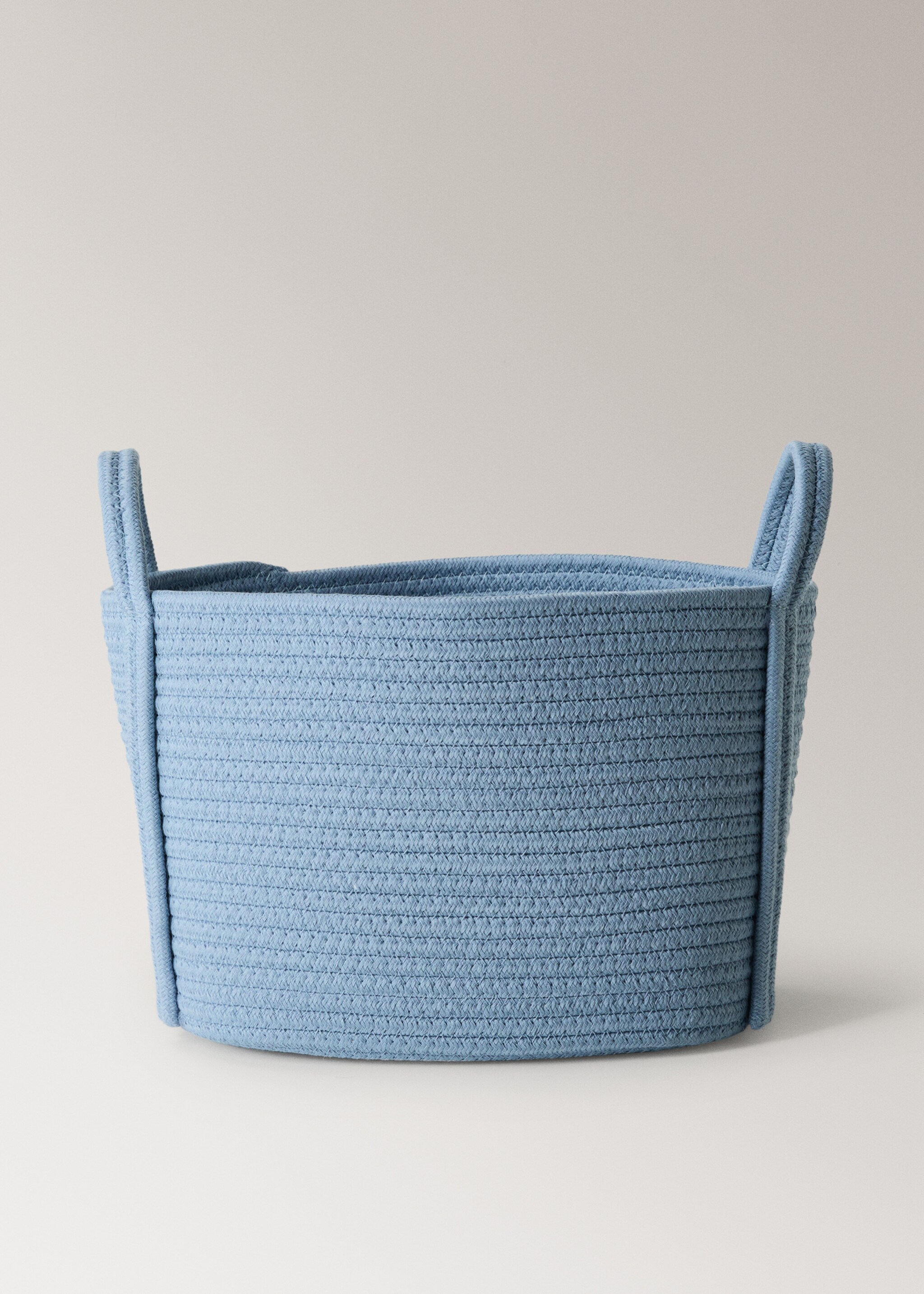 Panier enfant moyen en coton - Article sans modèle, Bleu ciel. Ref: 17004789-00.