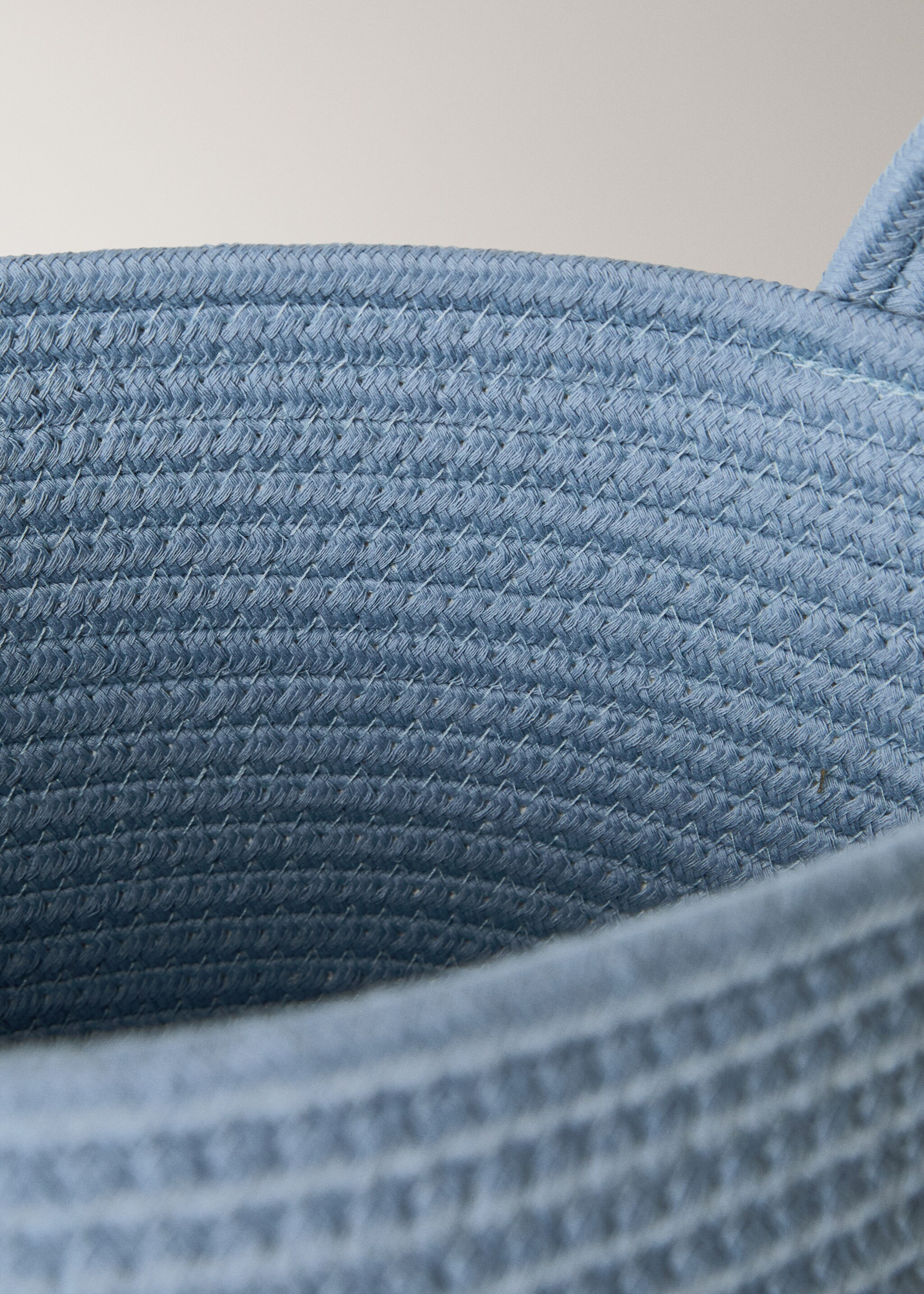 Panier enfant moyen en coton - Détail de l'article 3, Bleu ciel. Ref: 17004789-00.