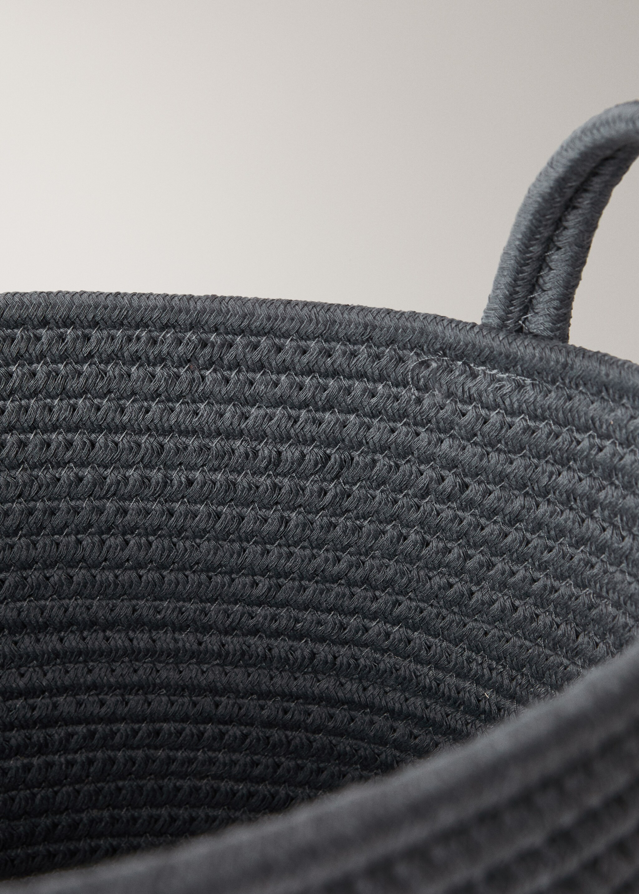 Large cotton children's basket - Details of the article 3, Night Blue. Ref: 17004790-00.