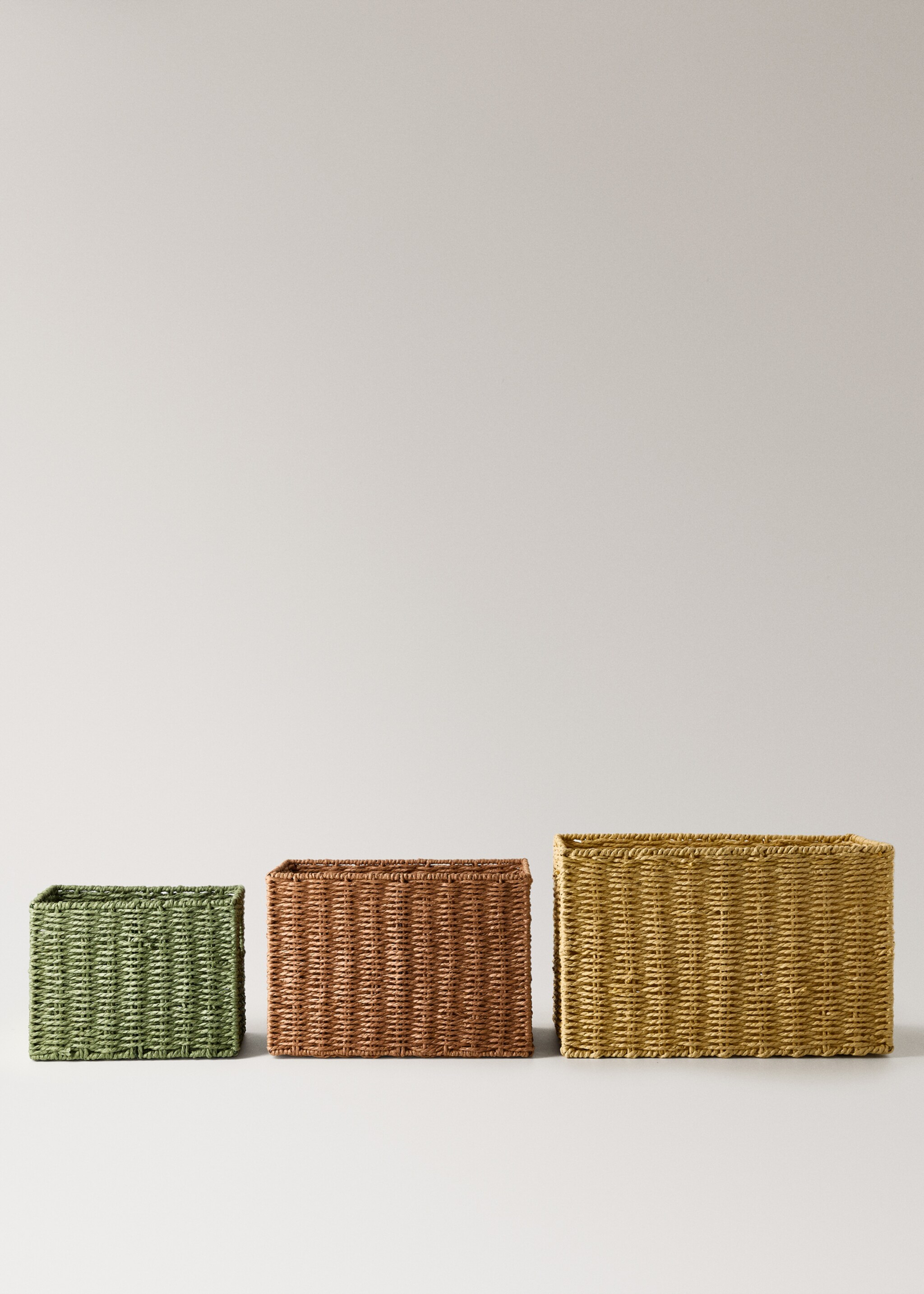 Basket gillyn - Details of the article 4, Ochre. Ref: 17004791-00.