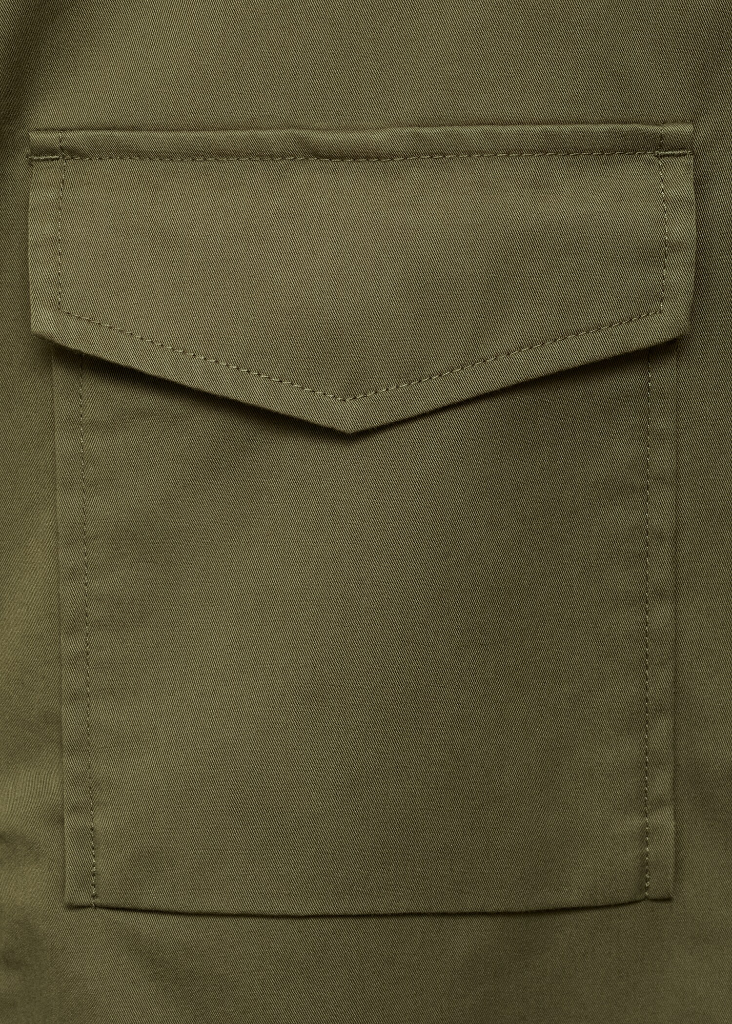 Cotton jacket with pockets - Details of the article 0