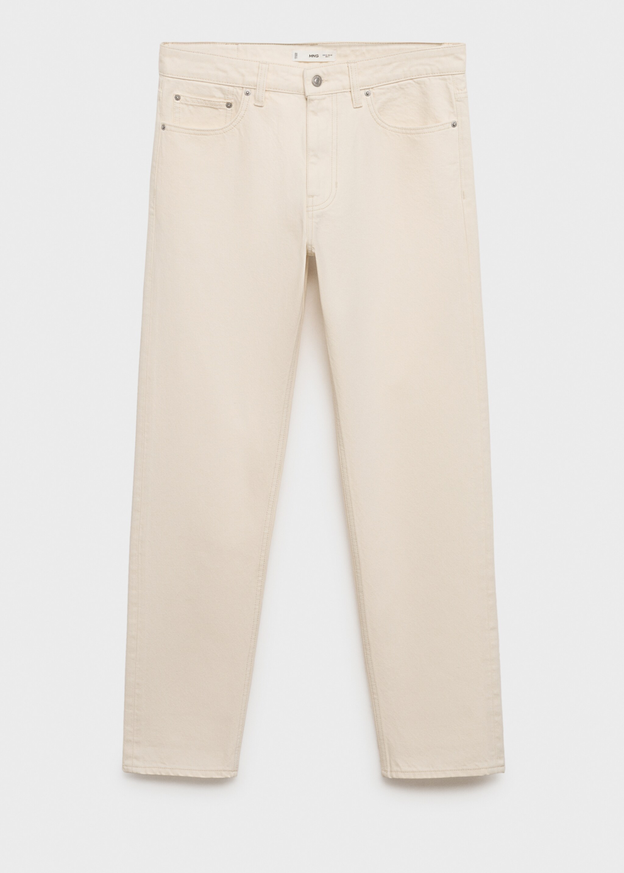 Bob regular-fit jeans - Article without model, Ecru. Ref: 17005147-00.