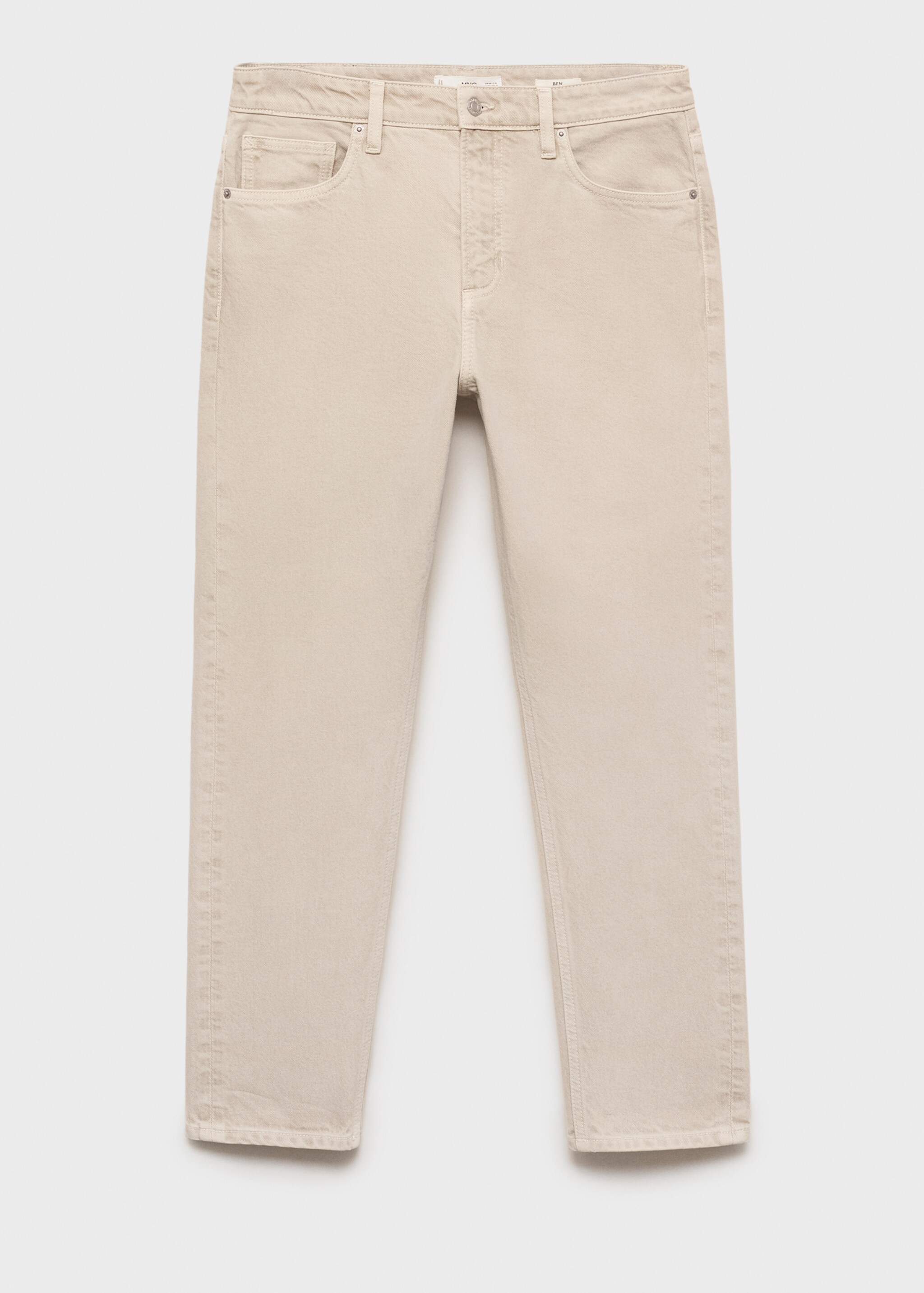 Ben tapered-fit jeans - Article without model, Sand. Ref: 17005150-00.
