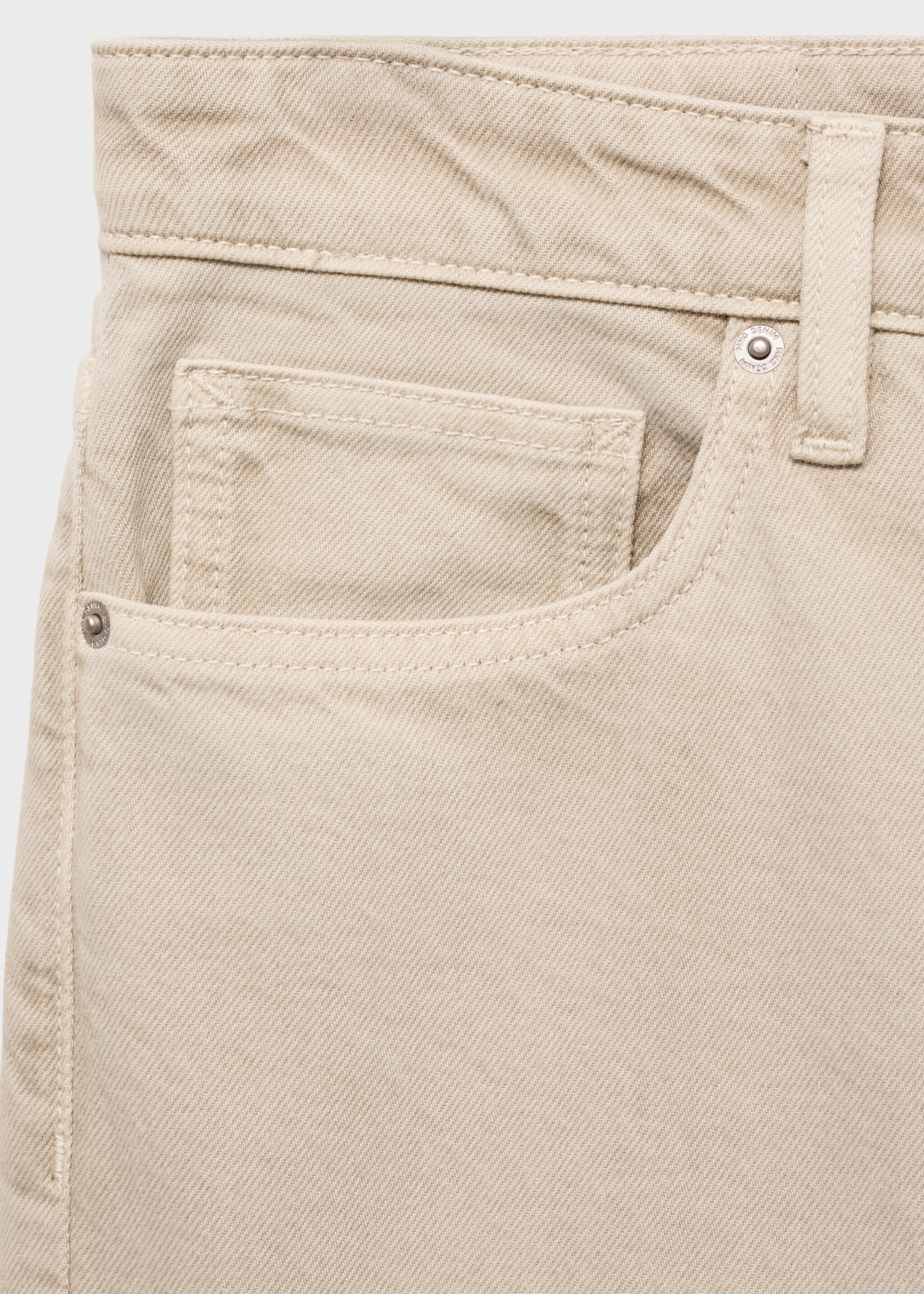 Ben tapered-fit jeans - Details of the article 8, Sand. Ref: 17005150-00.