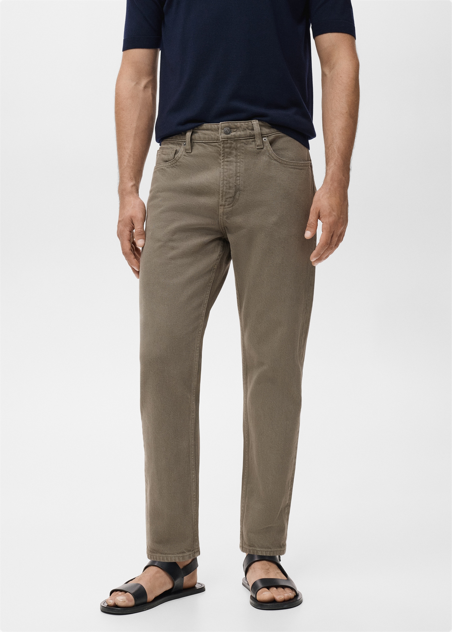 Ben cropped tapered-fit jeans