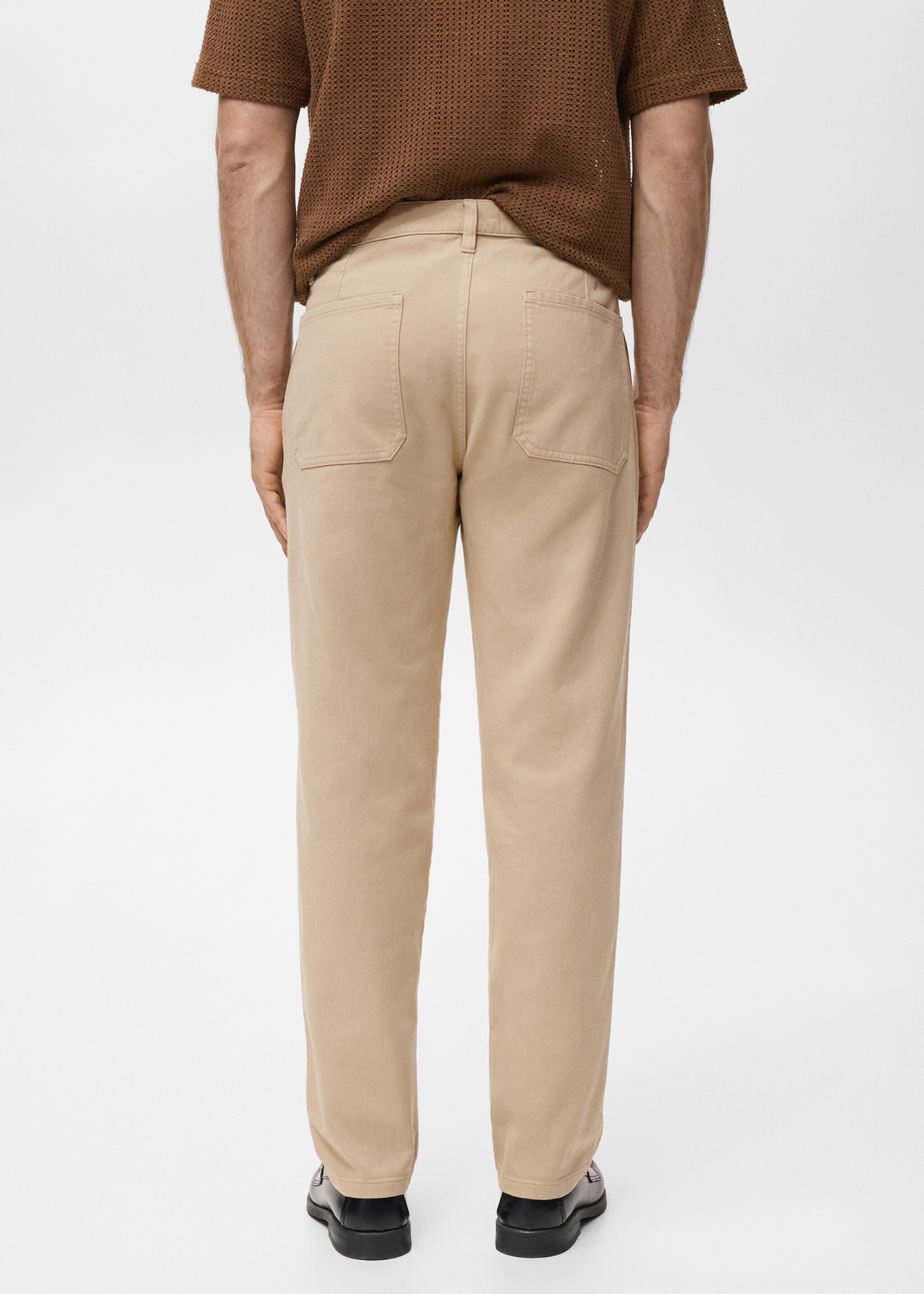 Jeans chet - Rückseite des Artikels, Beige. Ref: 17005151-00.