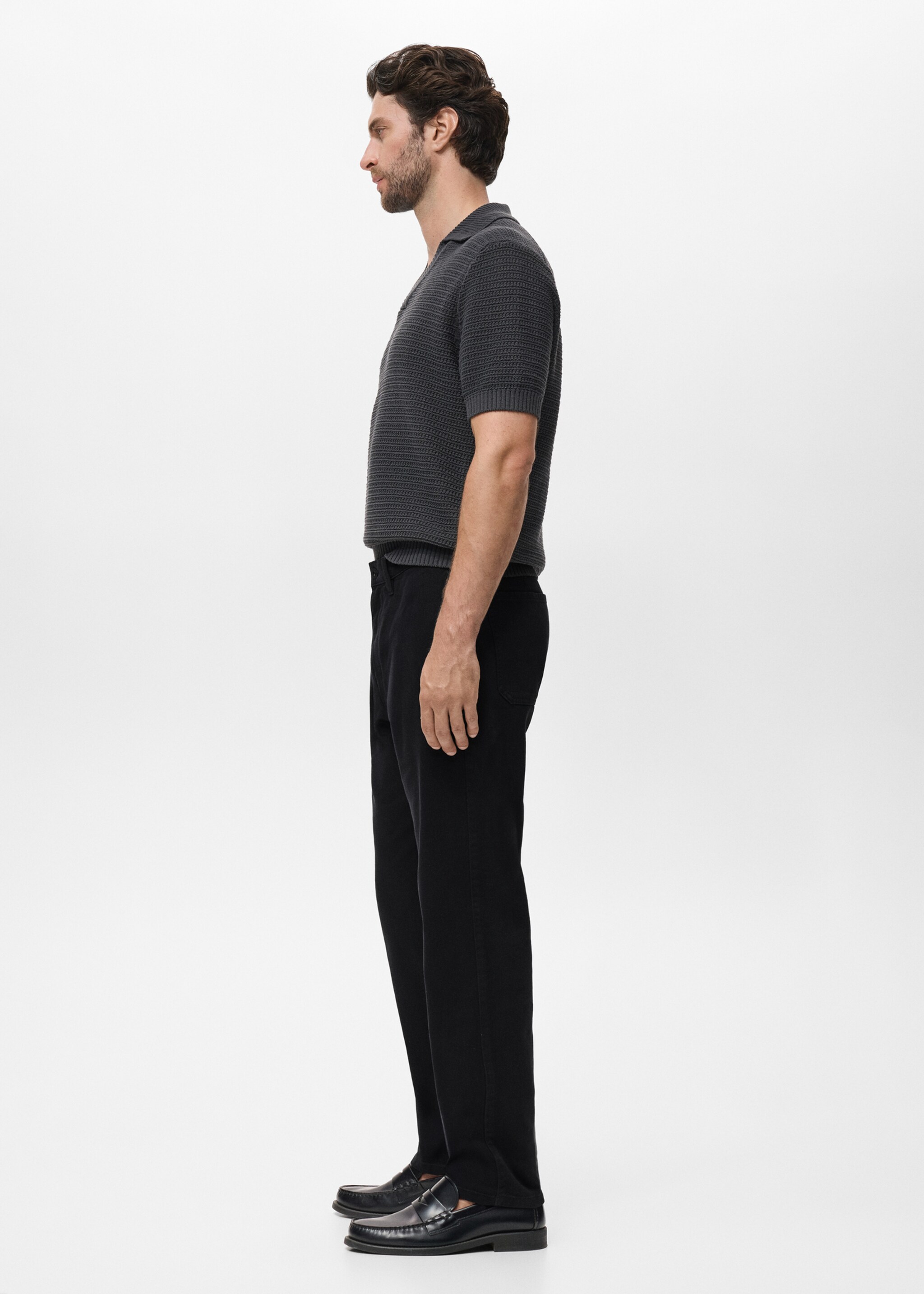 Jeans chet - Details of the article 2, Navy. Ref: 17005151-00.
