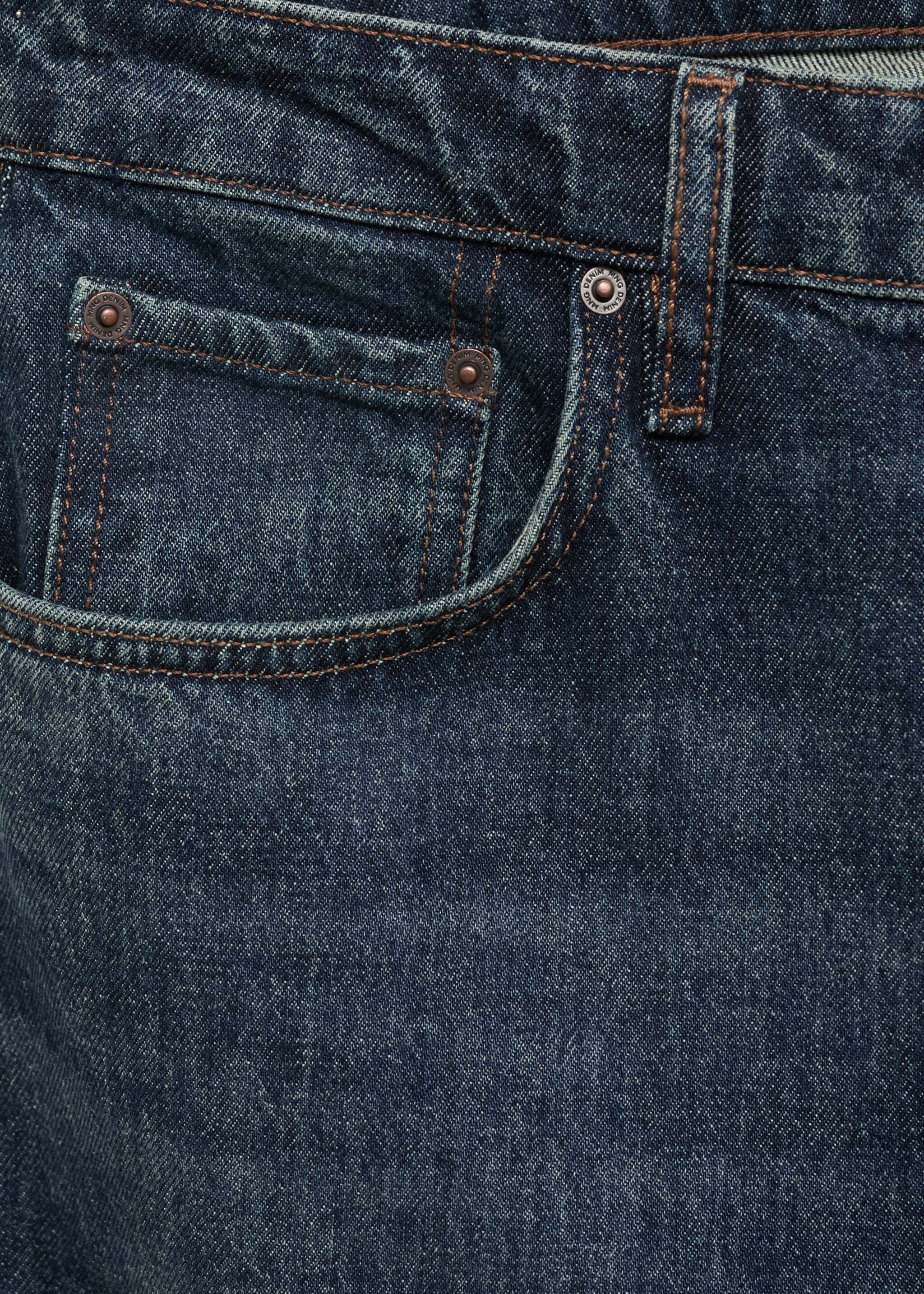Moby straight-fit dark-wash jeans - Details of the article 0, Dark Blue. Ref: 17005152-00.