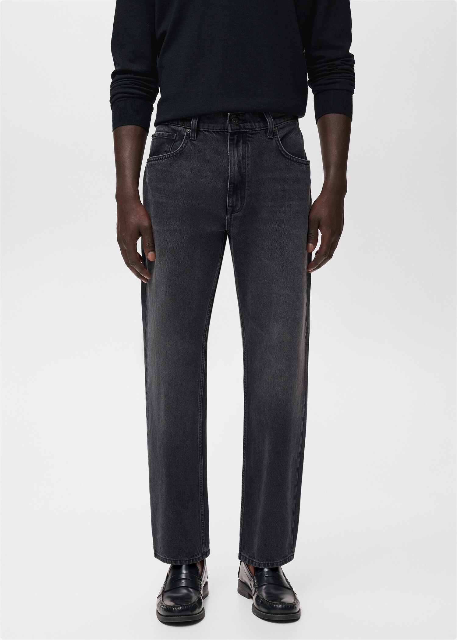 Moby straight-fit dark-wash jeans - Medium plane