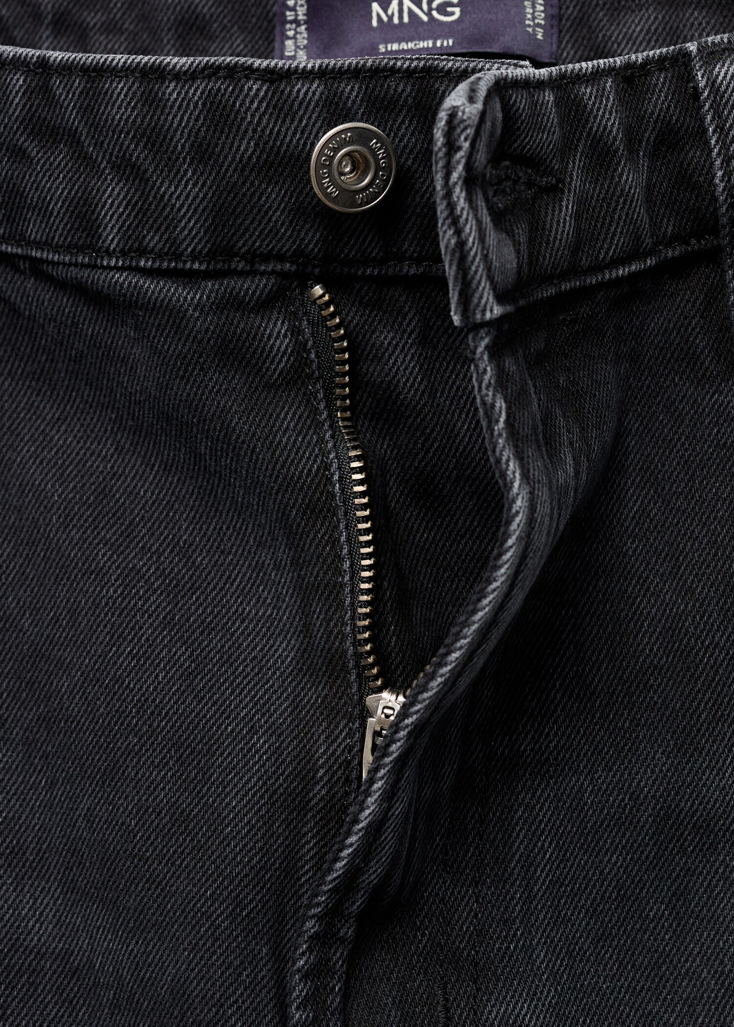 Moby straight-fit dark-wash jeans - Details of the article 0