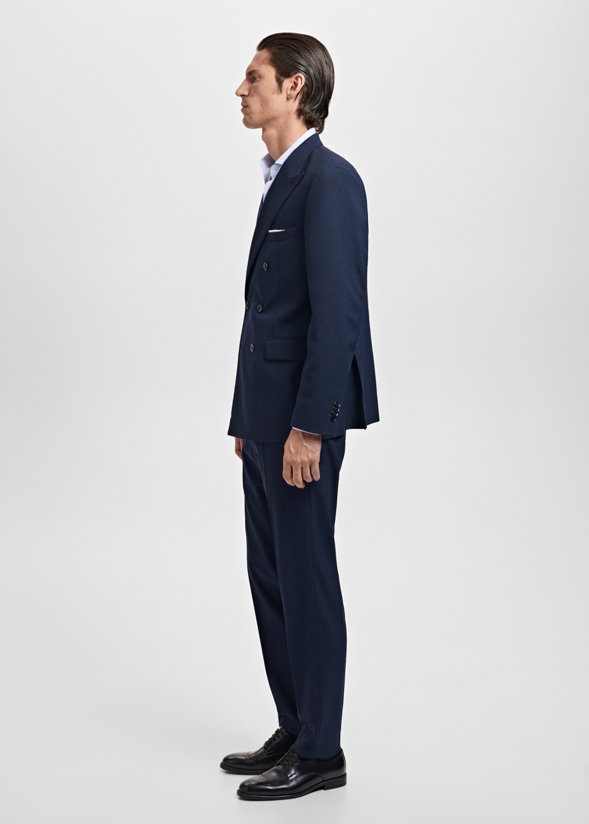 Pantalon costume Monaco slim-fit - Détail de l'article 1, Bleu marine. Ref: 17005156-00.
