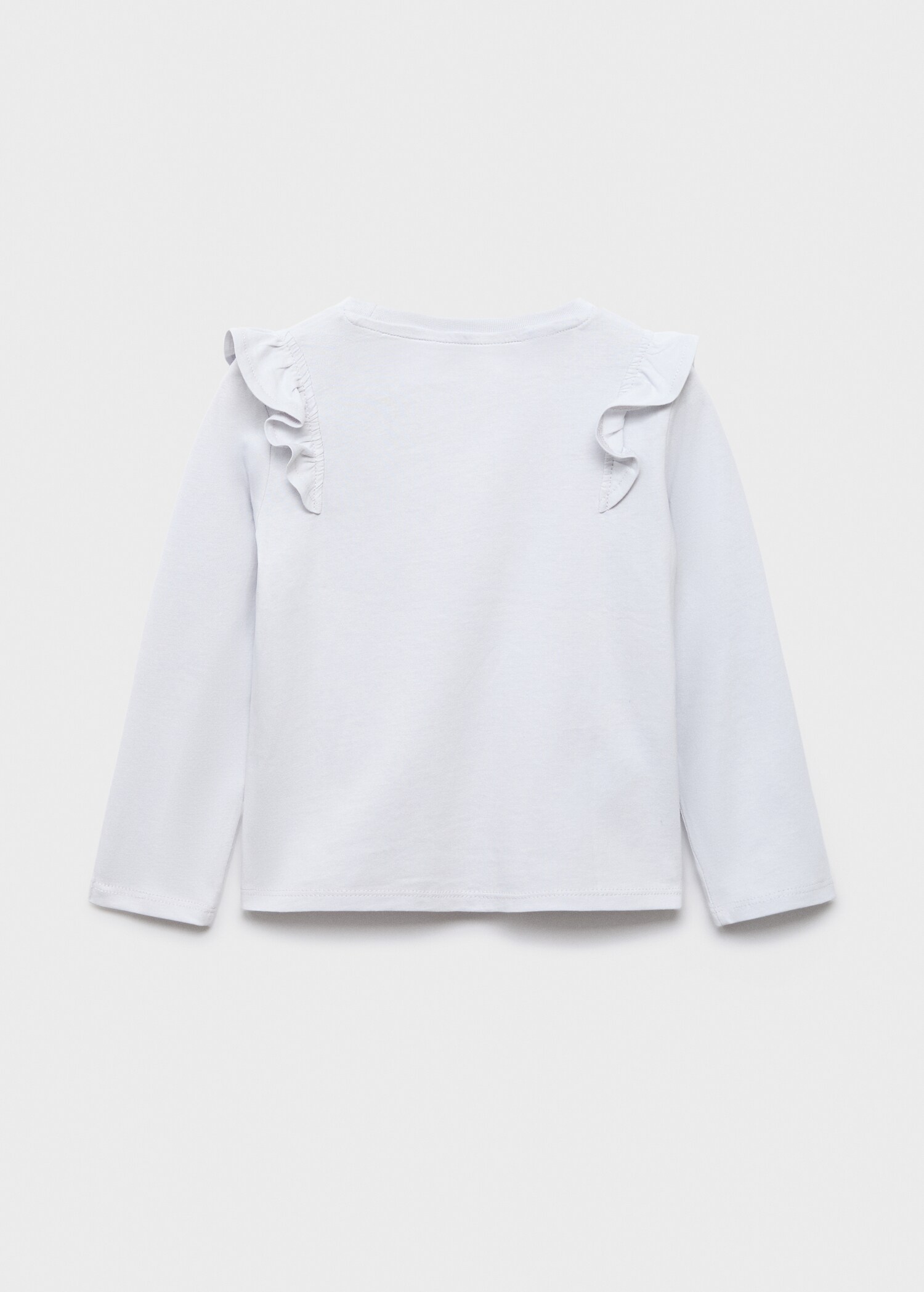 T-shirt en coton à volants - Verso de l’article
