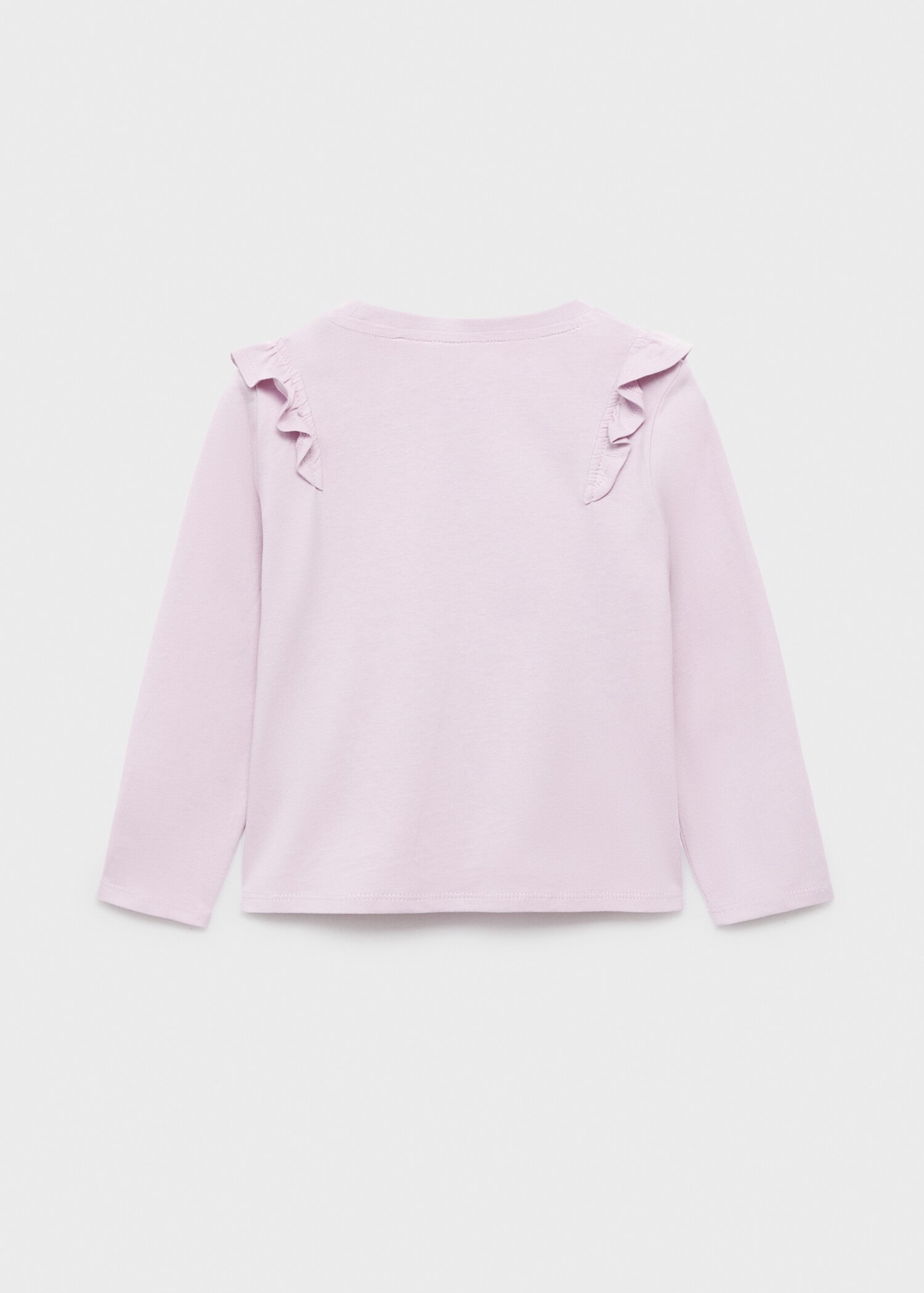 T-shirt en coton à volants - Verso de l’article