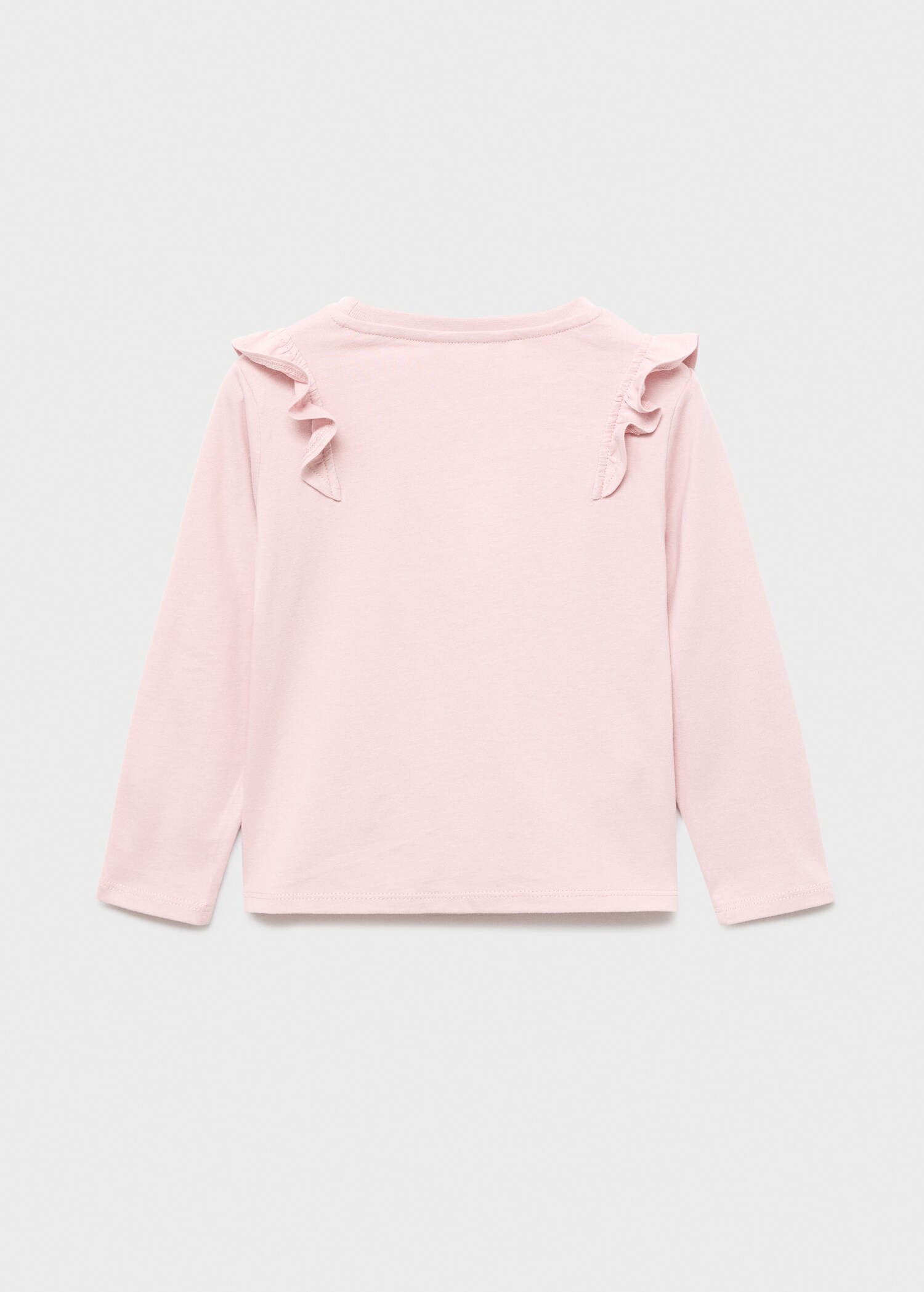 T-shirt en coton à volants - Verso de l’article