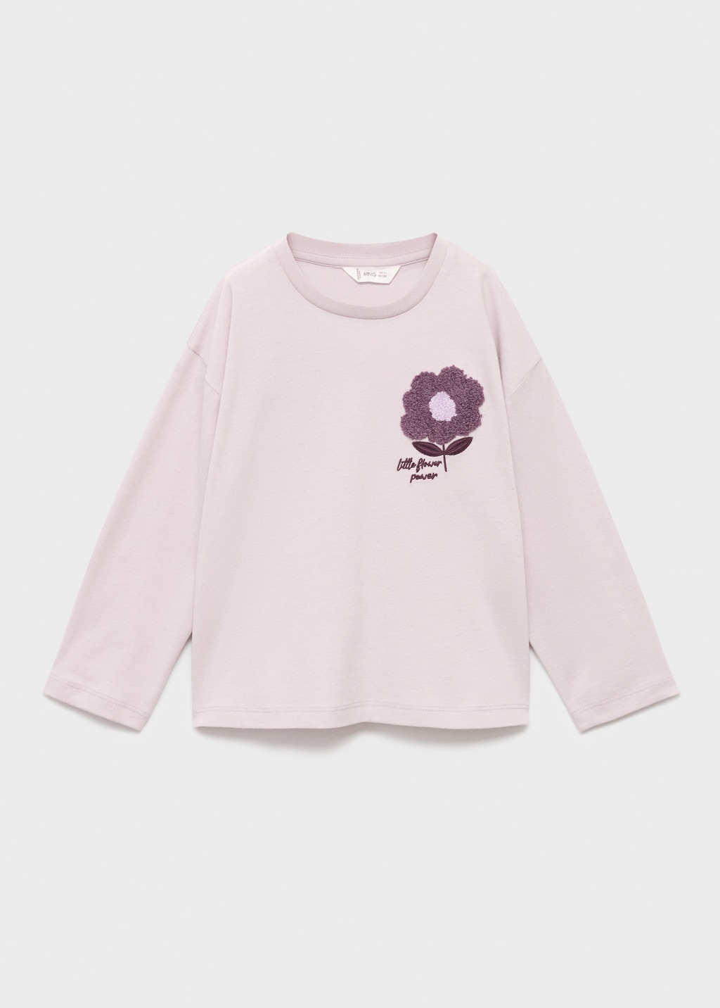 T-shirt with embroidered detail - Kids | MANGO USA