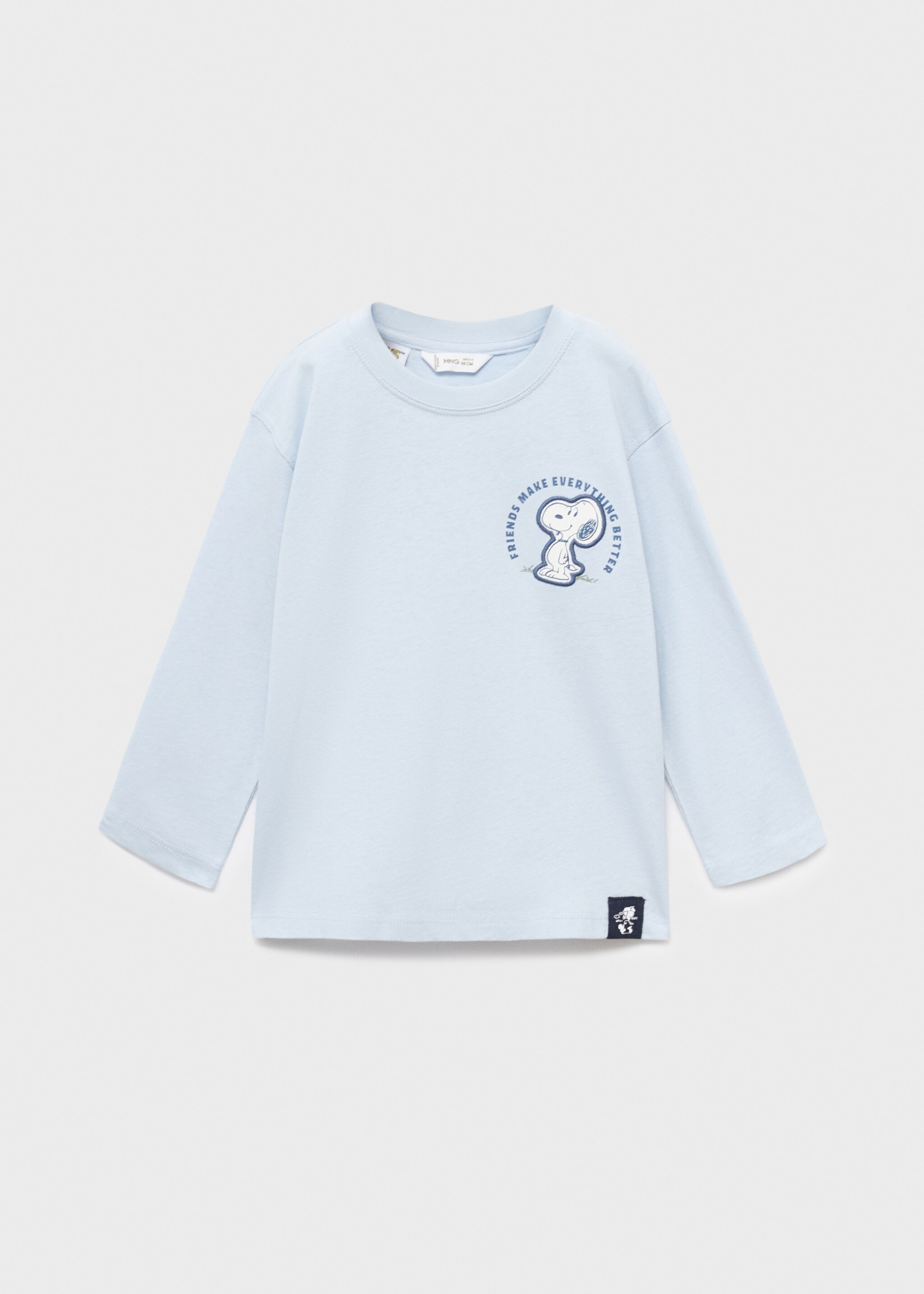 Camiseta estampada Snoopy - Artículo sin modelo, Morado claro/pastel. Ref: 17005165-00.