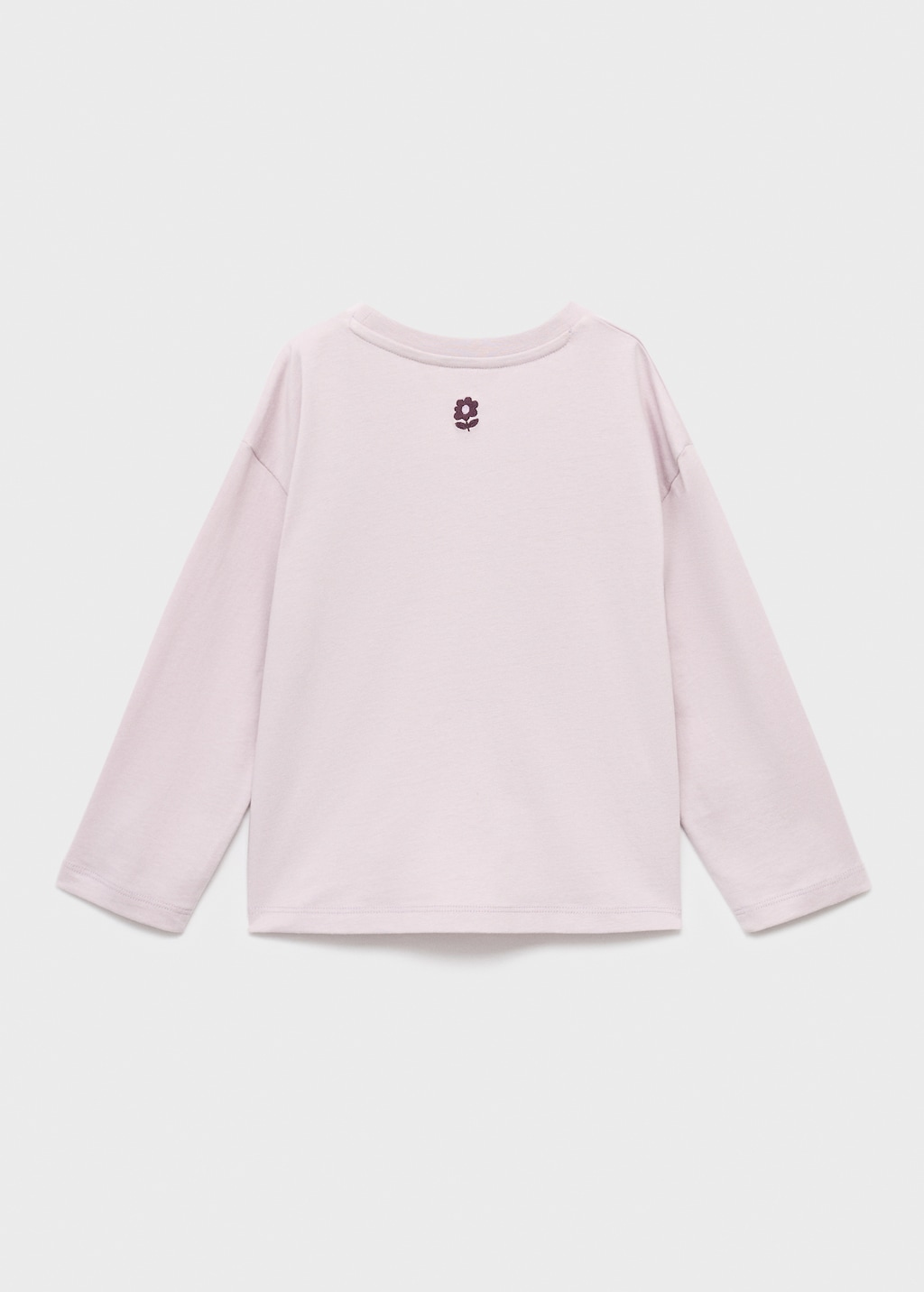T-shirt with embroidered detail - Kids | MANGO USA