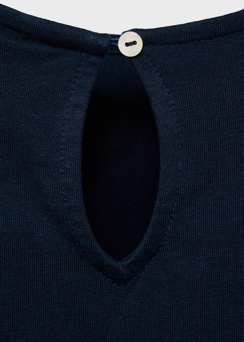 T-shirt with gathered details