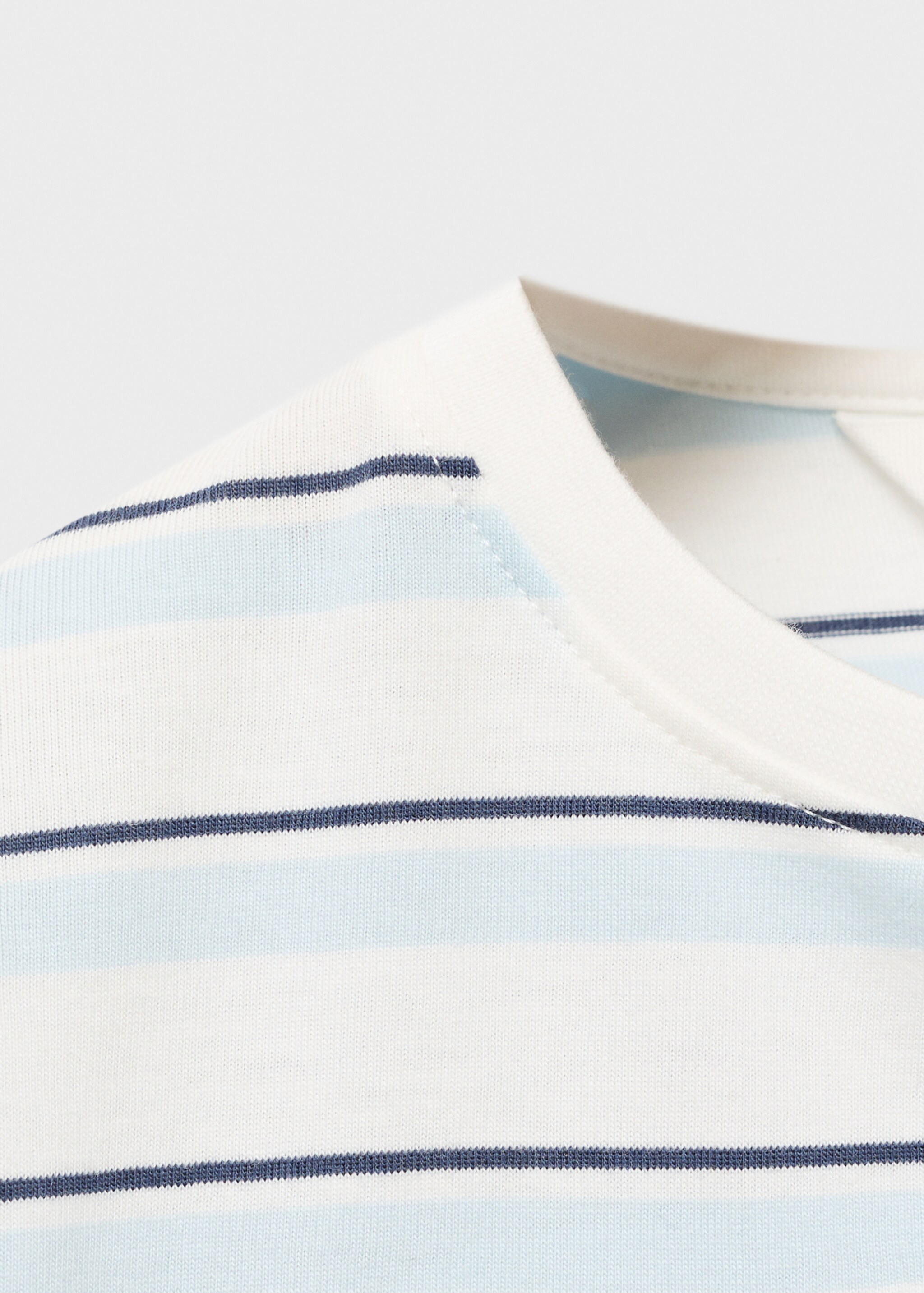 T-shirt systripe - Détail de l'article 8, Bleu ciel. Ref: 17005171-00.