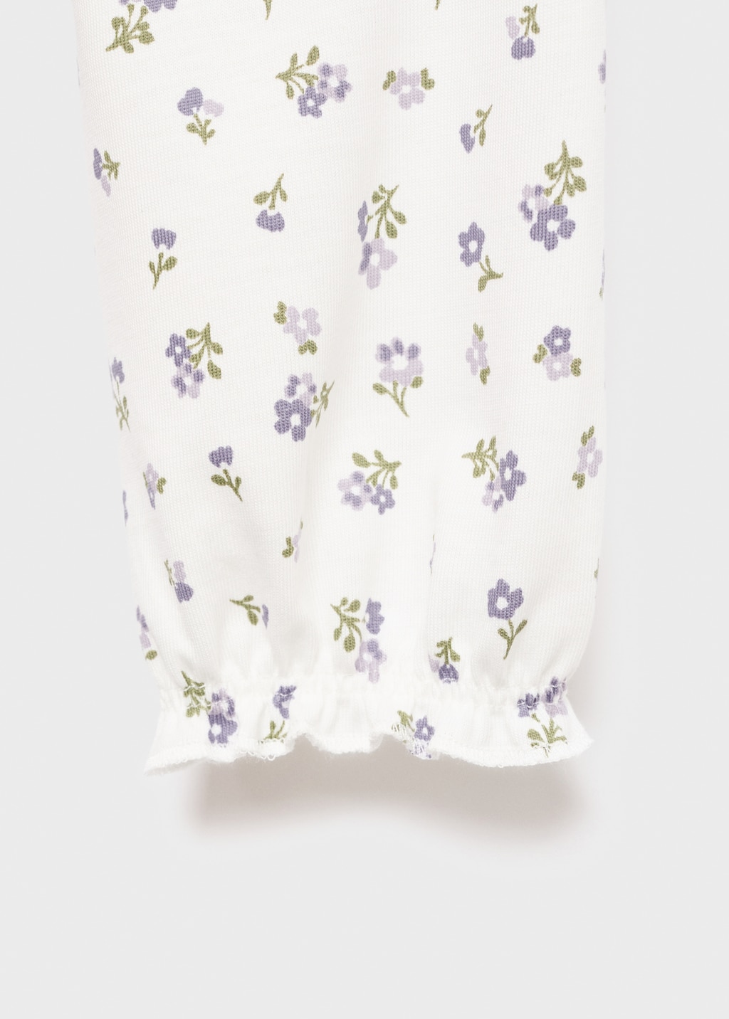 Floral cotton t-shirt